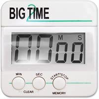 ASHLEY PRODUCTIONS BIG TIME TOO UP DOWN TIMER - Set of 6 Countdown Timers for Classroom, Kitchen, Office & Study Sessions | Visual Time Management Tool