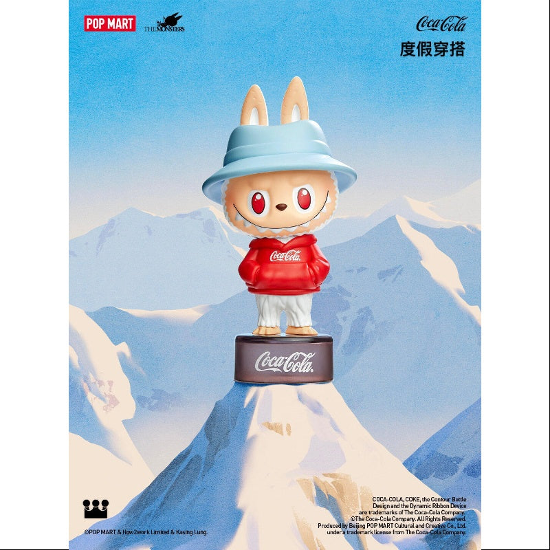 Labubu The Monsters Coca Cola Series Vacation Fit - Limited Edition Vinyl Art Toy Collectible for Display & Gift Giving - Perfect for Home Decor, Office Display, and Pop Culture Collections