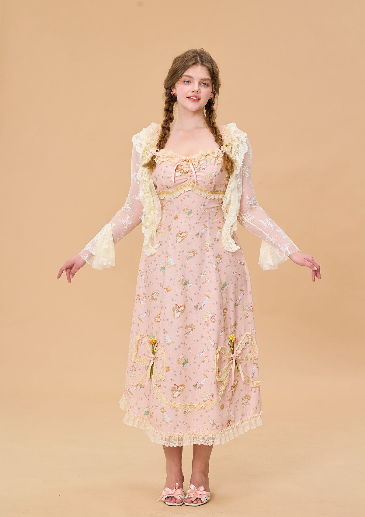 Stylish Curve & Plus Size Daisy Print Kite Dress for Women - Perfect for Summer Outings, Beach Vacations & Casual Wear