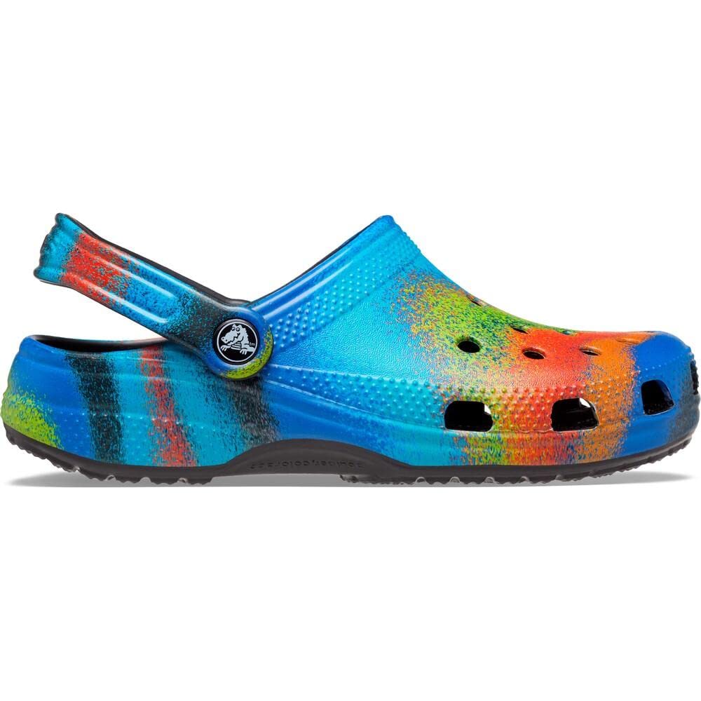 Crocs Classic Solar Rainbow Clogs - Comfortable & Lightweight Unisex Slip-On Shoes for Men & Women | Perfect for Beach, Pool, Garden & Casual Wear