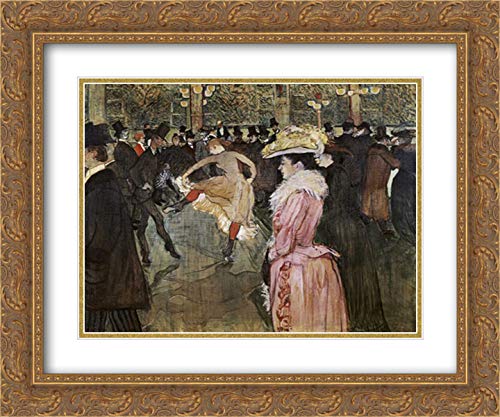 Gold Ornate Wood Frame with Double Matting