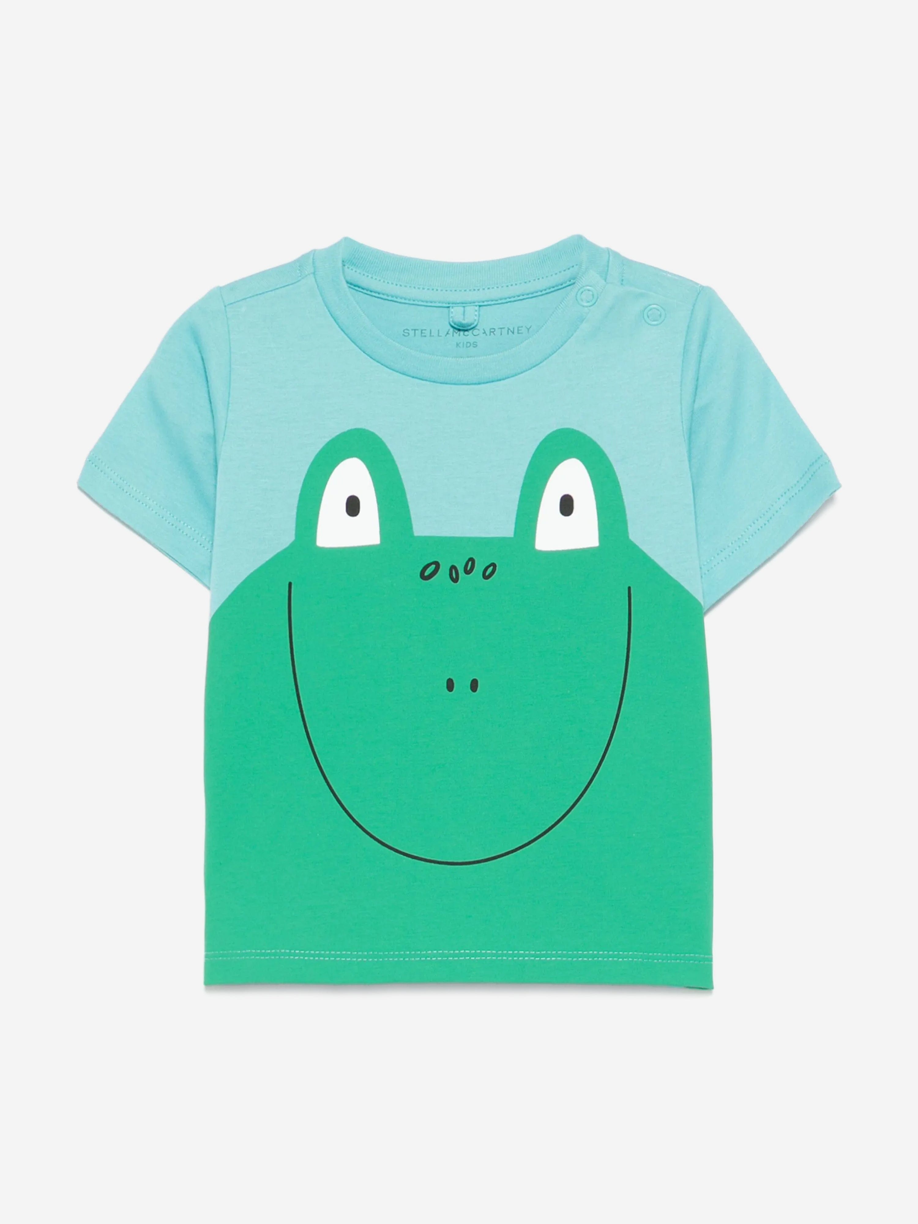 Adorable Green Frog Graphic T-Shirt for Baby Boys - Soft & Comfortable Cotton Tee for Playtime, Outings & Casual Wear