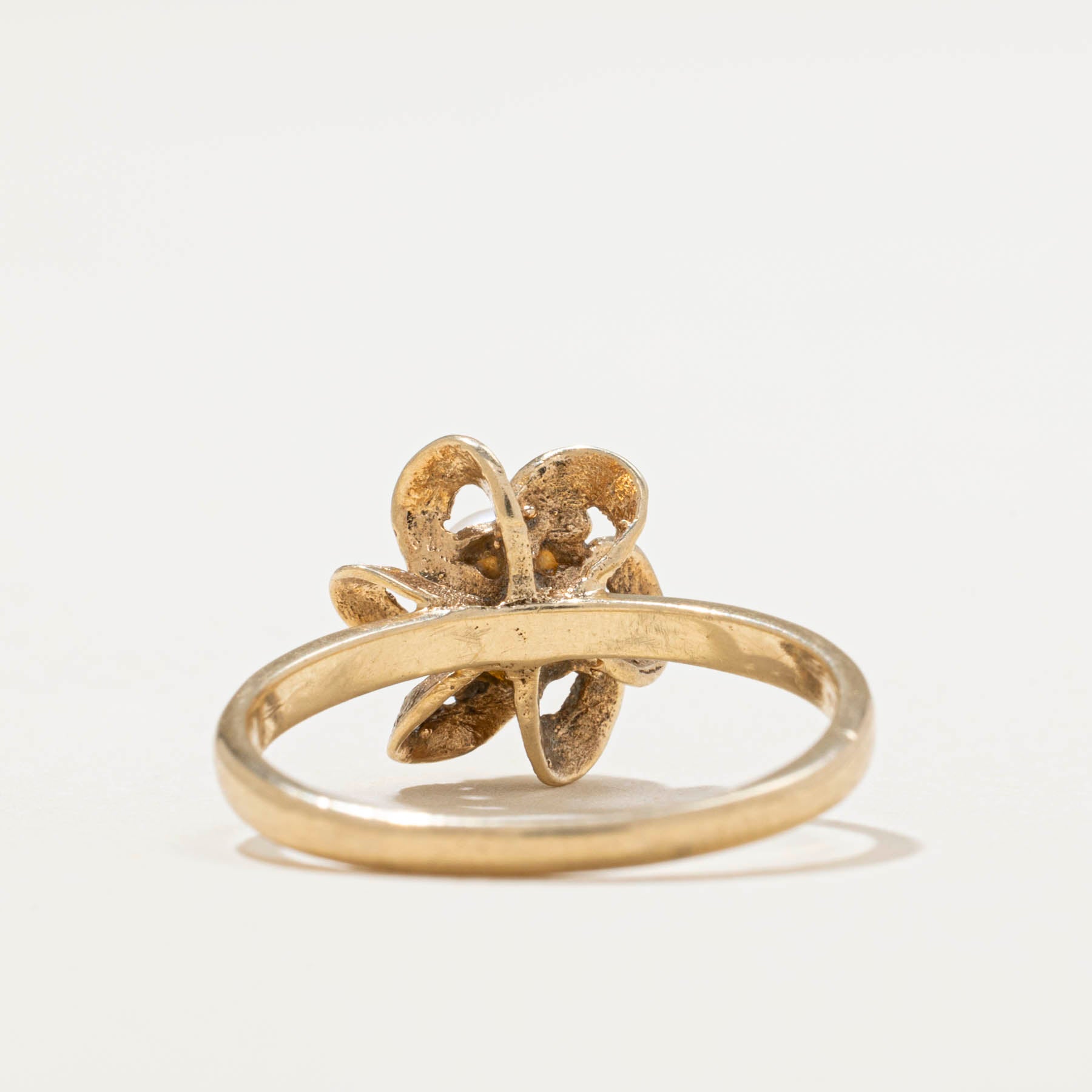 Pearl Floral Design Ring - Size 5.5 | Elegant Women's Jewelry for Weddings, Parties & Special Occasions
