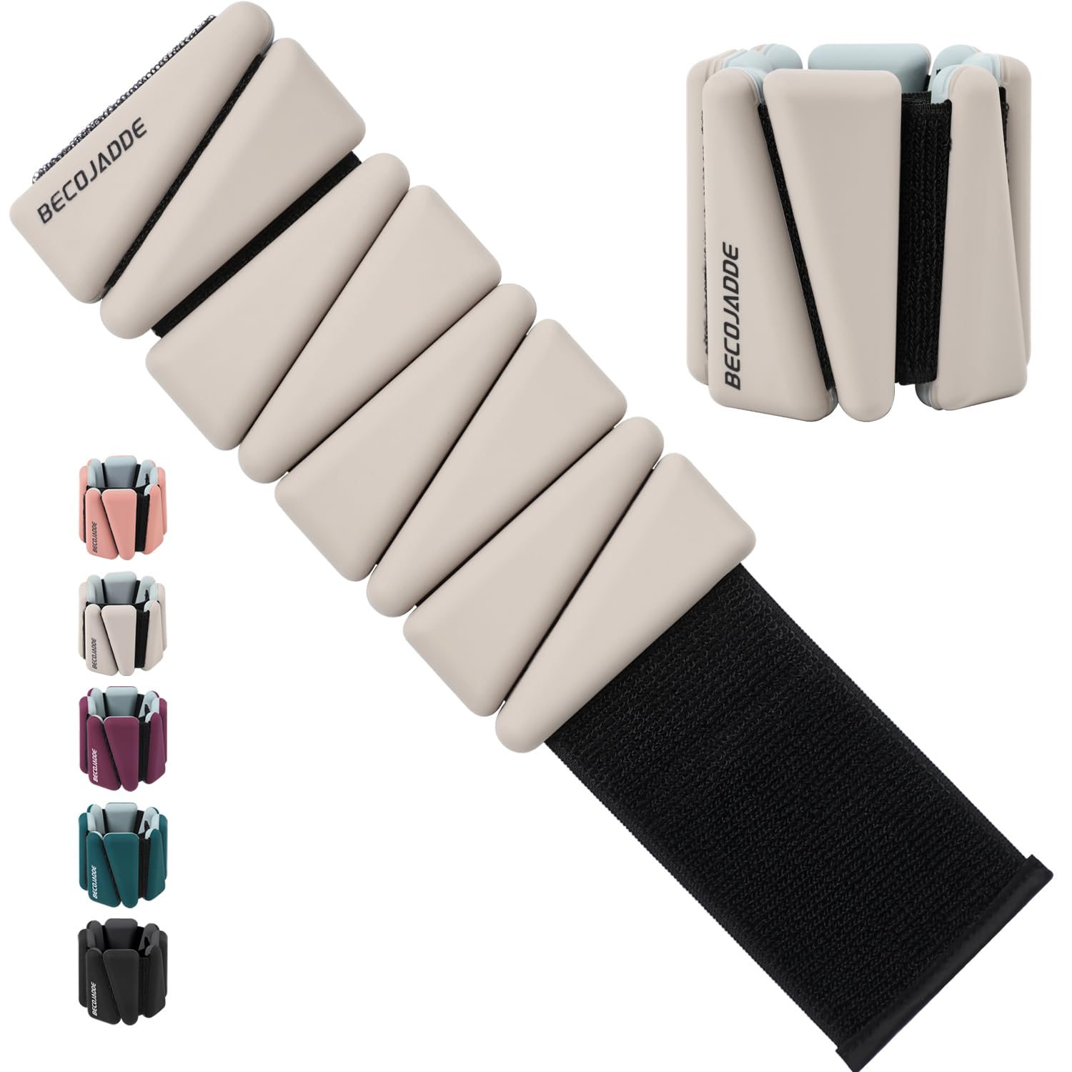 Adjustable Wrist & Ankle Weights Set (1lb & 2lb) - Strength Training Weights for Walking, Running, Yoga, Pilates - Ideal for Home Workouts & Fitness Training for Women & Men