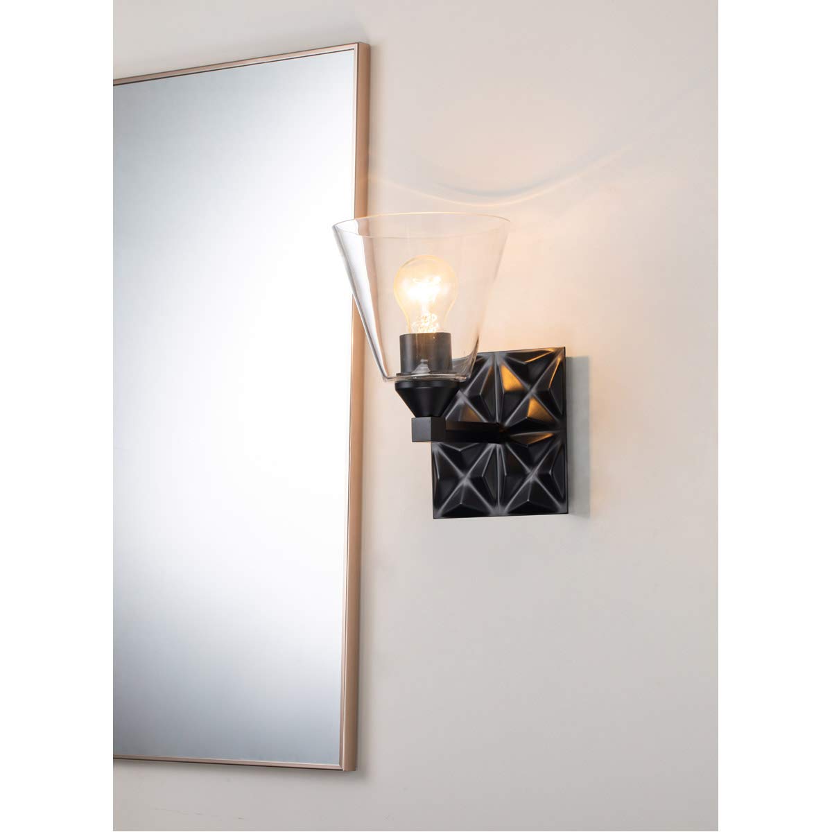 Lucas & McKearn BB1302MB-1 Alpha Modern Bathroom Vanity Light - Brushed Nickel Finish, Dimmable LED Lighting for Bathroom Makeup Mirror & Vanity Area - Perfect for Home, Hotel, Spa Decor