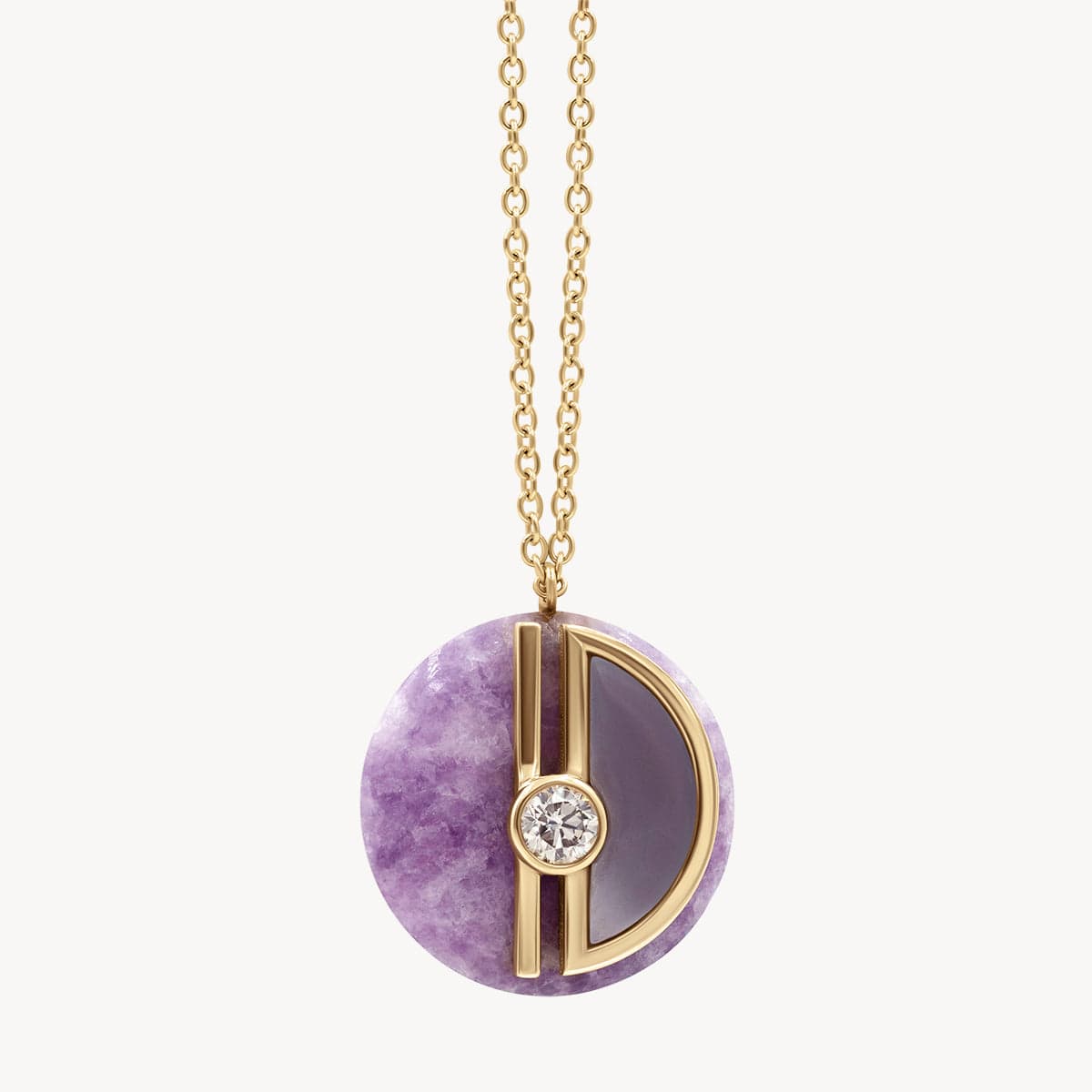 Amethyst Mod Necklace - Elegant Purple Crystal Jewelry for Women | Perfect for Everyday Wear, Gifts & Spiritual Healing