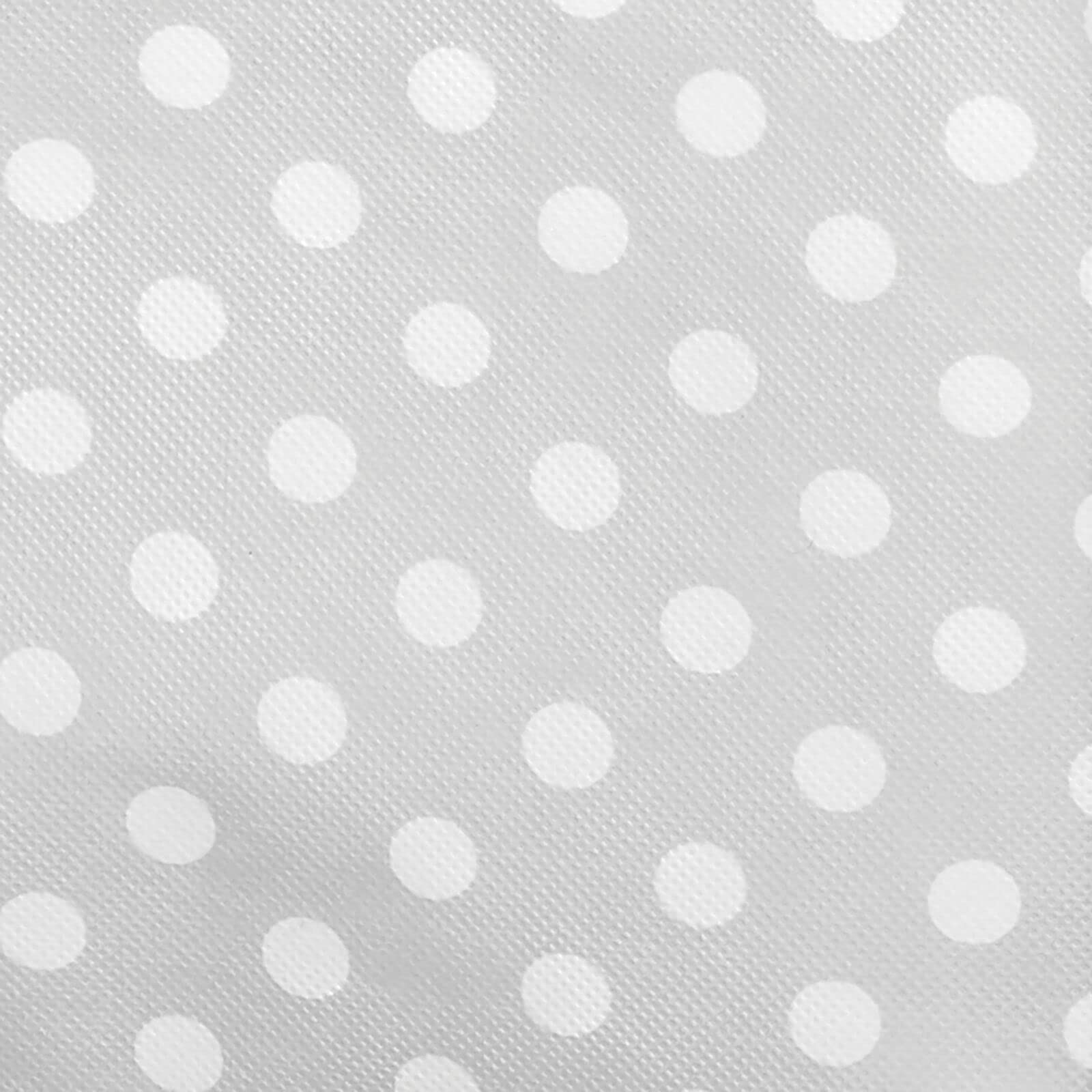 mDesign Fabric Drawer Storage Divider Organizer Bins - 2 Pack Gray/White Polka Dot for Nursery, Kids Bedroom, Dresser & Closet Organization | Perfect for Storing Clothes, Toys, Diapers & Playroom Essentials