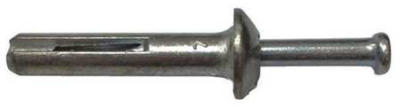 1/4 Inch D Hammer Drive Pin Anchor Set - 100 Pack (Pack of 6) - Heavy Duty Concrete Anchors for Mounting, Shelving & Construction Projects