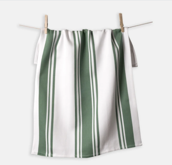 Premium Centerband Kitchen Towel Set - 100% Cotton Absorbent Dish Towels for Drying Dishes & Hands - Perfect for Kitchen, Bathroom & Cleaning (6-Pack)
