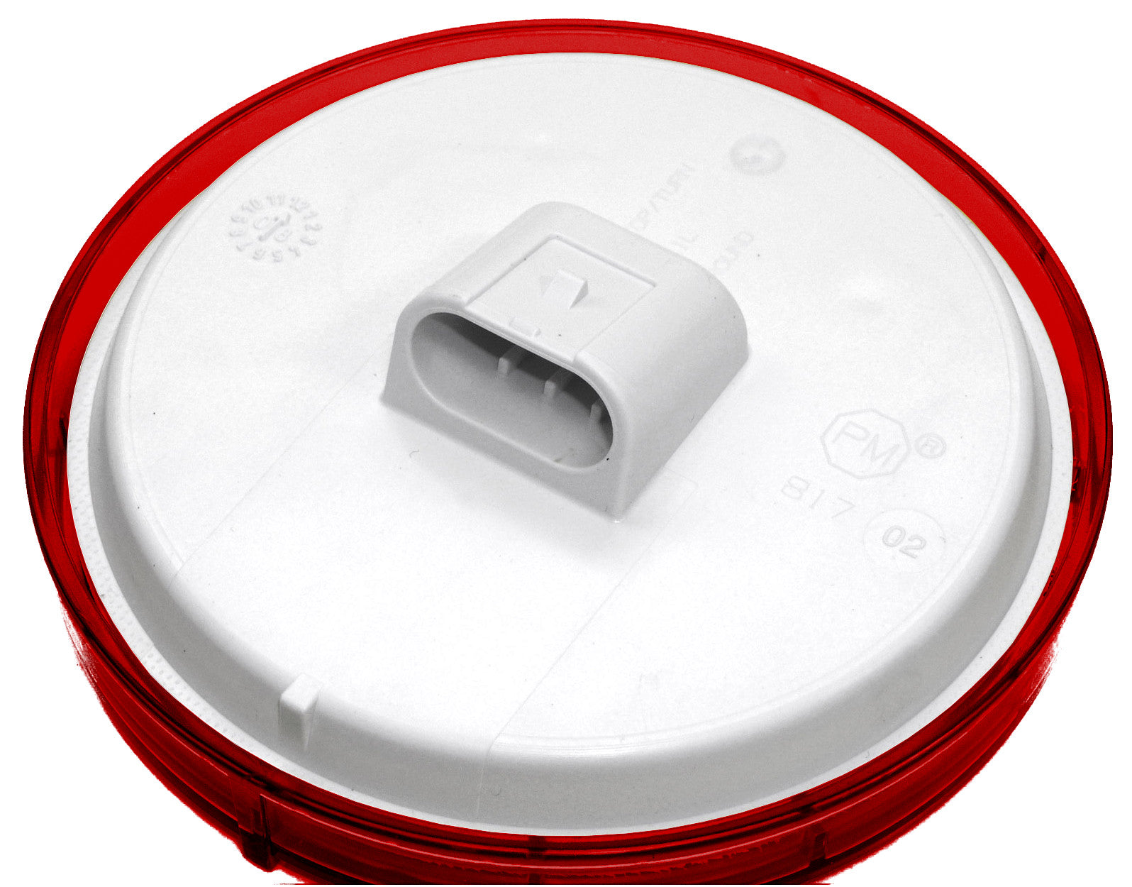LumenX® 817R 7 Red Grommet Mount 4 Round LED Stop Turn Tail Lights - AMP Compatible for Trucks, Trailers & RVs - Durable Waterproof Brake Lights for Safe Night Driving