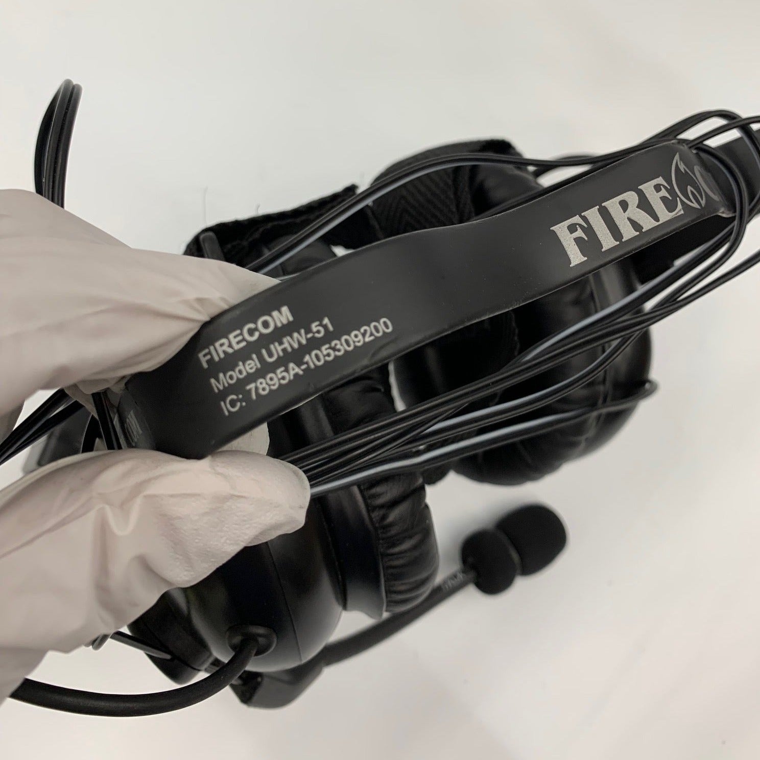 FIRECOM UHW 51 Aviation Headset - Professional Noise Cancelling Headphones for Pilots & Air Traffic Controllers - Perfect for Flight Training, Cockpit Communication & Airplane Maintenance
