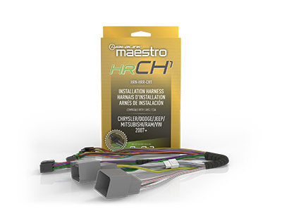 iDatalink HRN HRR CH1 Maestro T-Harness Adapter for 2007+ Mopar, Mitsubishi & Volkswagen Vehicles - Easy Steering Wheel Control Integration for Aftermarket Radios