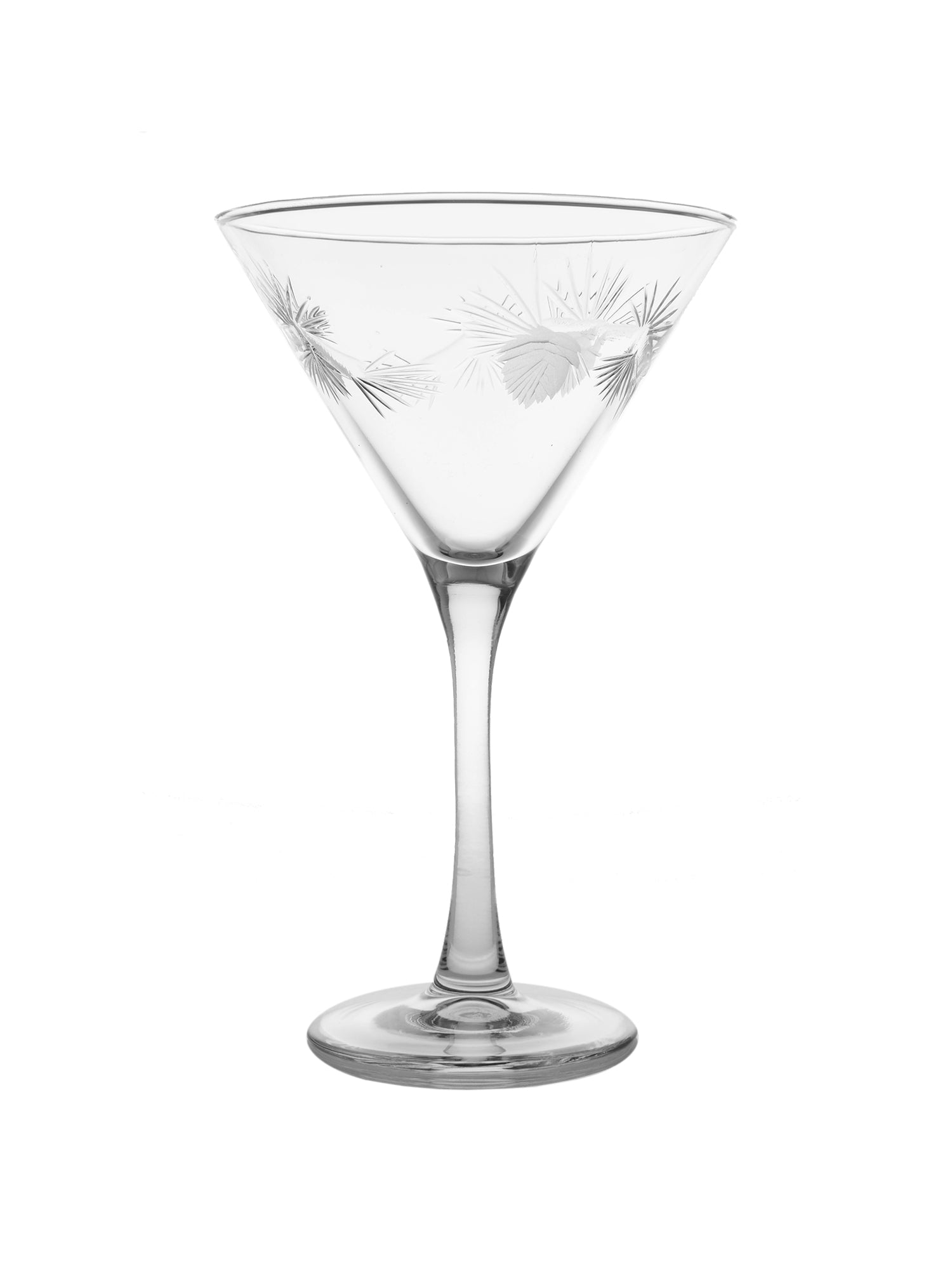 Elegant Pine Cone Martini Glass Set - Handcrafted Crystal Cocktail Glasses for Holiday Parties & Winter Wedding Decor - Perfect for Christmas, Thanksgiving & Cozy Home Entertaining