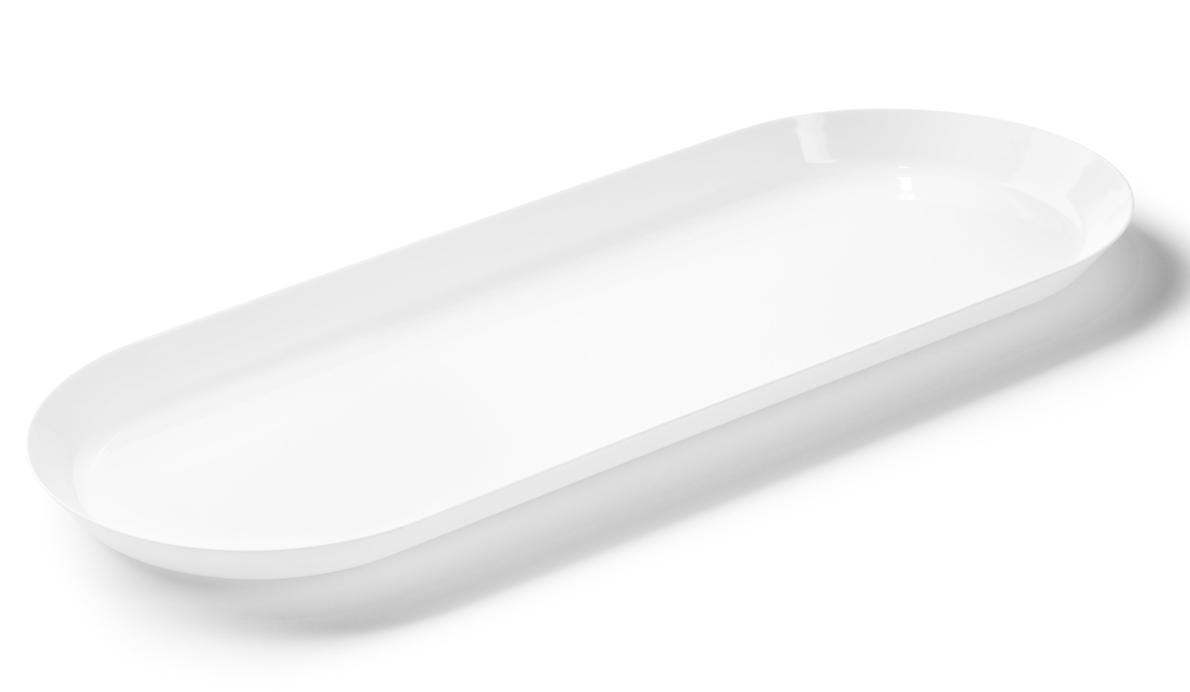 Classic White Oval Serving Dish Set of 2 - Elegant Porcelain Platters for Appetizers, Desserts & Party Food Display (Home Entertaining, Holiday Dinners, Buffet Serving)