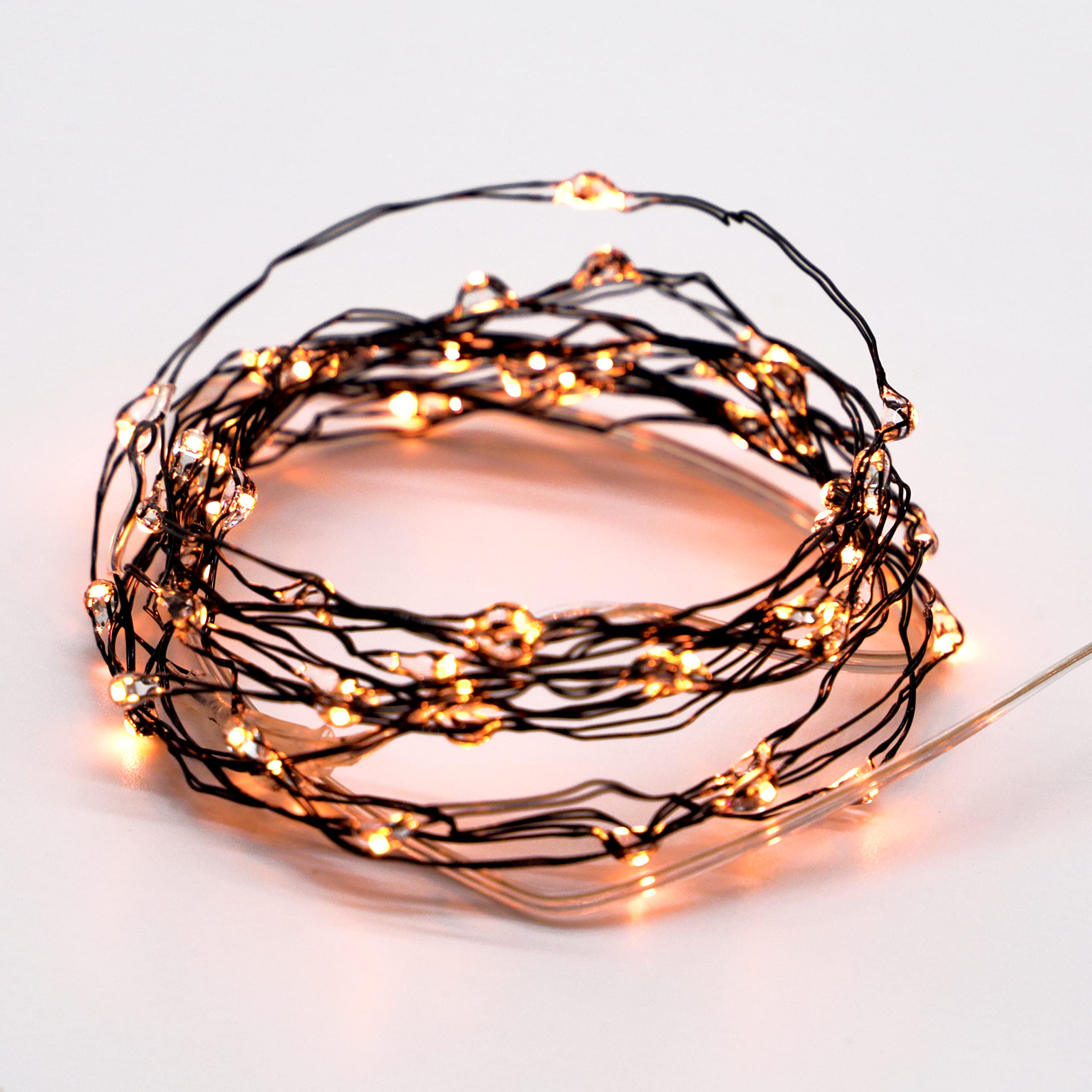 XIWU Halloween Fairy Lights 10ft 60 LEDs - Battery Operated String Lights with Timer & Remote - Orange Fall Pumpkin Garland for Halloween, Thanksgiving, Autumn Decor - Perfect for Indoor Mantle, Party, Home, and Garden Decorations