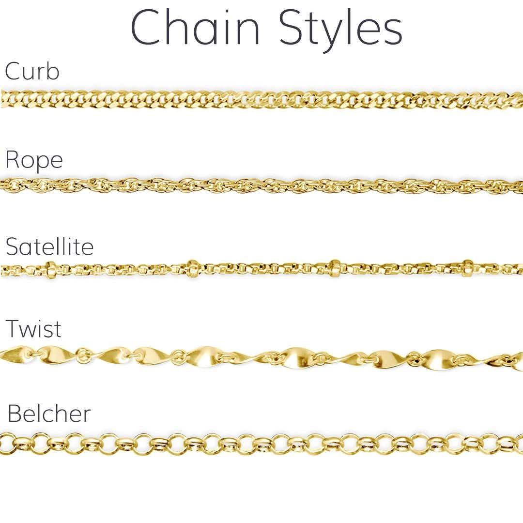 18K Gold Vermeil Curb Chain Necklace for Women - Elegant Layering Jewelry for Everyday Wear & Special Occasions