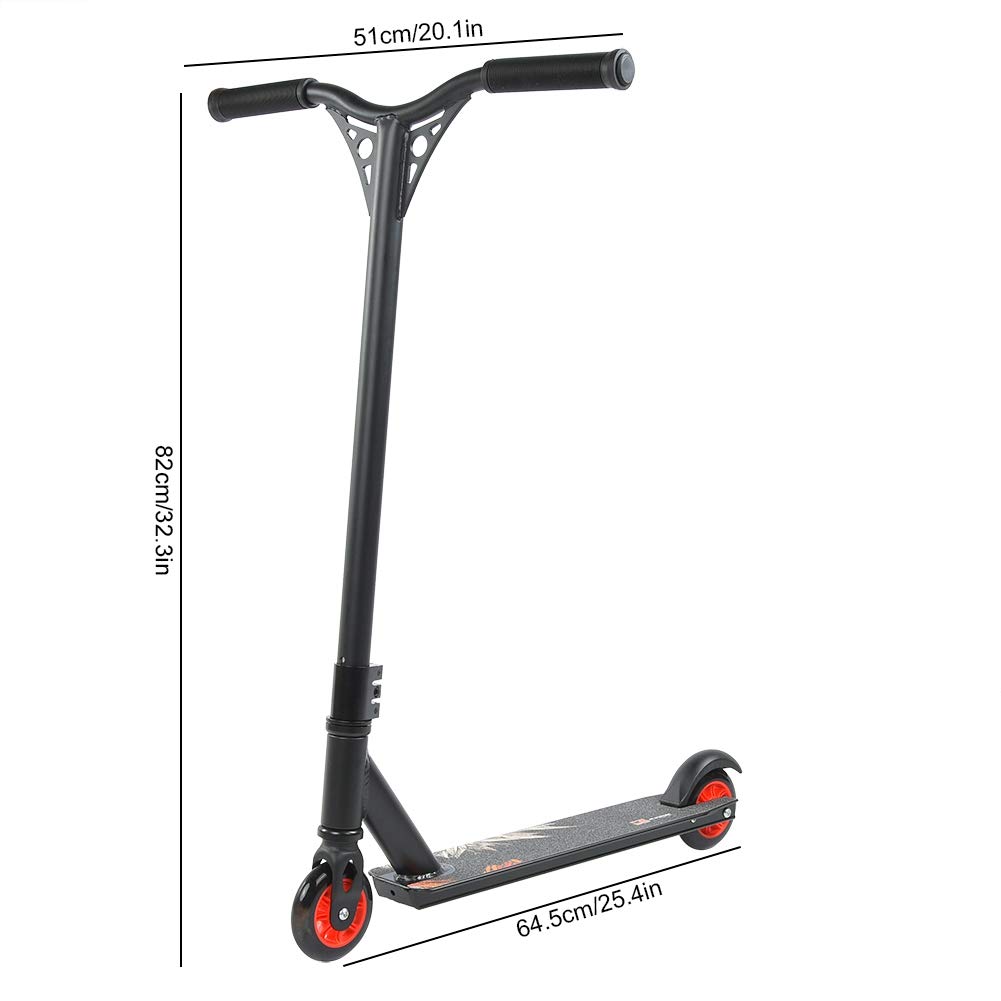EVTSCAN 360° Stunt Scooter for Adults & Kids - Adjustable Fixed Bar, Durable Outdoor Kick Scooter for Tricks & Commuting - Perfect for Skate Parks, Streets & Daily Transportation