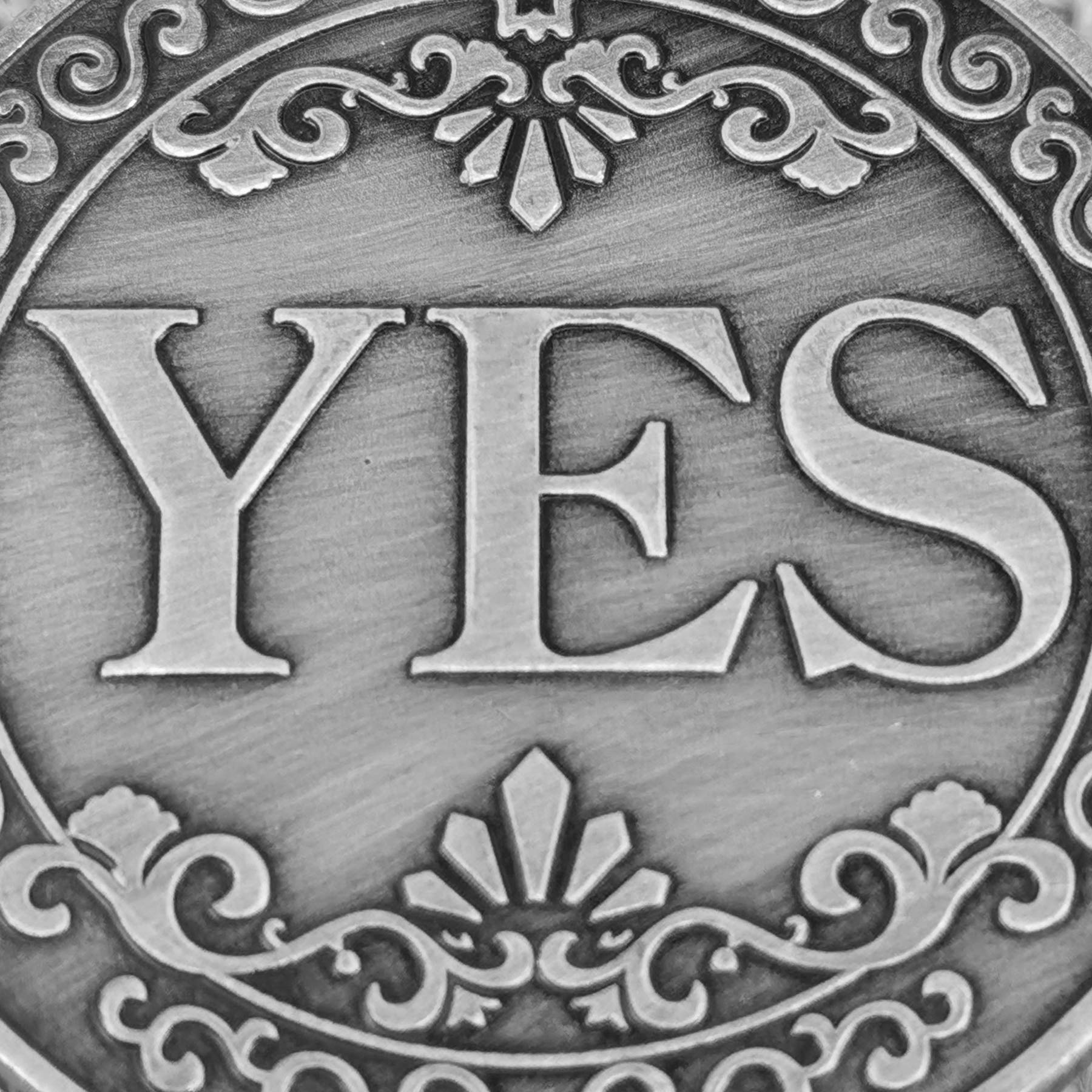 YES NO Decision Challenge Coins - Fun Novelty Letter Tokens for Games, Gifts & Decision Making - Perfect for Parties, Gifts & Icebreaker Activities