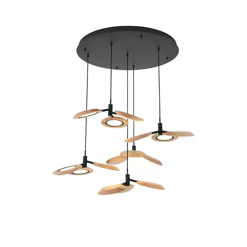 Elegant Hotaru Crystal Chandelier - Modern LED Ceiling Light Fixture for Dining Room, Bedroom & Living Room Decor