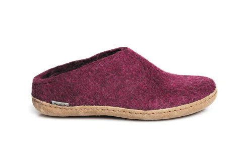 Glerups Wool Felt Slip-On Slippers for Men & Women - Comfortable Indoor/Outdoor House Shoes for Cozy Home & Office Wear