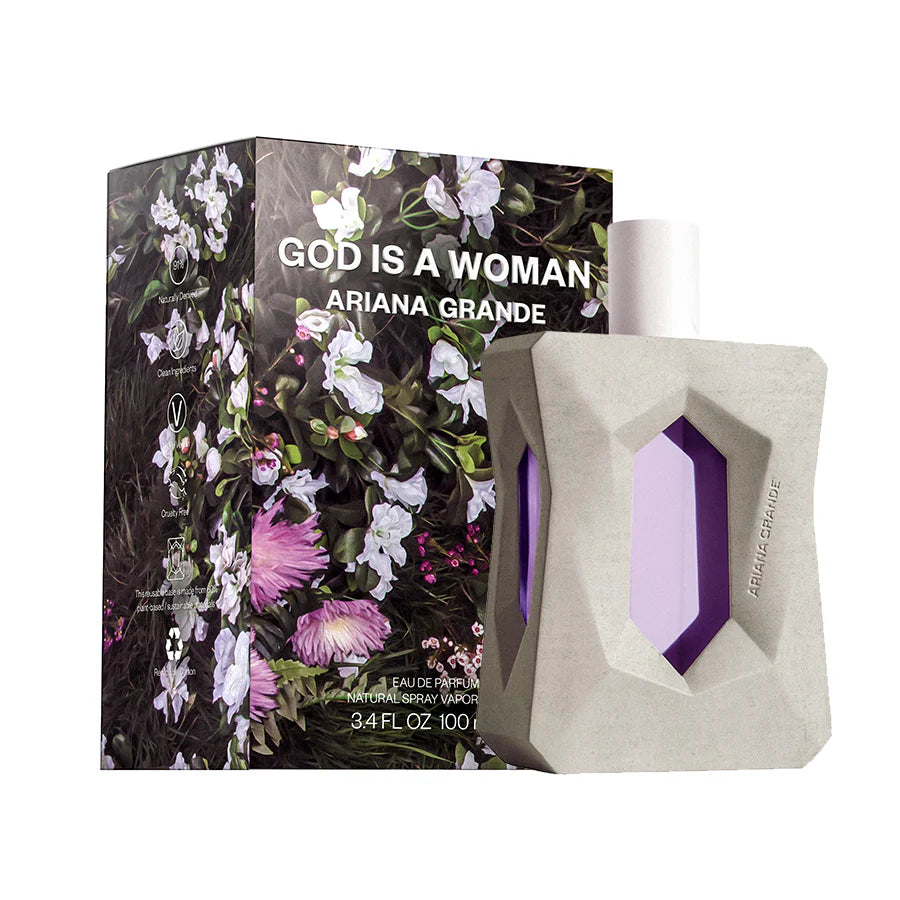 Ariana Grande God Is A Woman 100ML EDP Perfume Spray for Women - Floral Fruity Fragrance for Date Night & Special Occasions