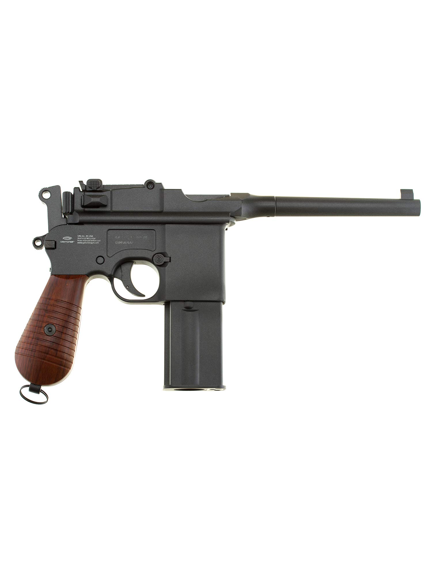 Gletcher M712 .177 CO2 Blowback BB Gun Air Pistol - Realistic Replica for Target Shooting, Training & Outdoor Fun | Perfect for Backyard Practice, Airsoft Games & Collectors