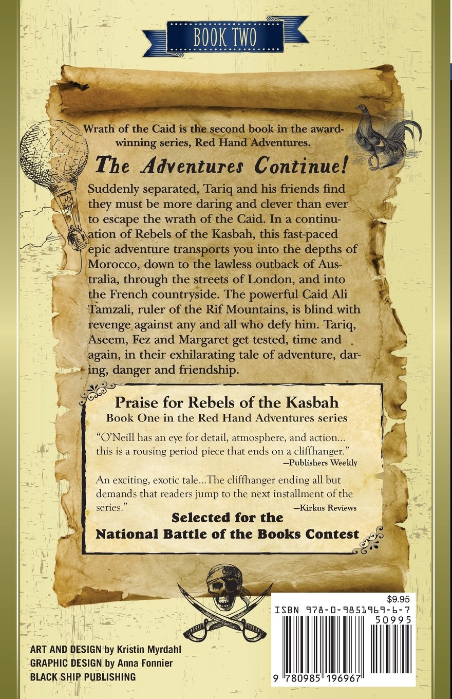 Wrath of the Caid (Red Hand Adventures) - Action-Packed Fantasy Novel for Adults | Perfect for Book Clubs & Adventure Lovers