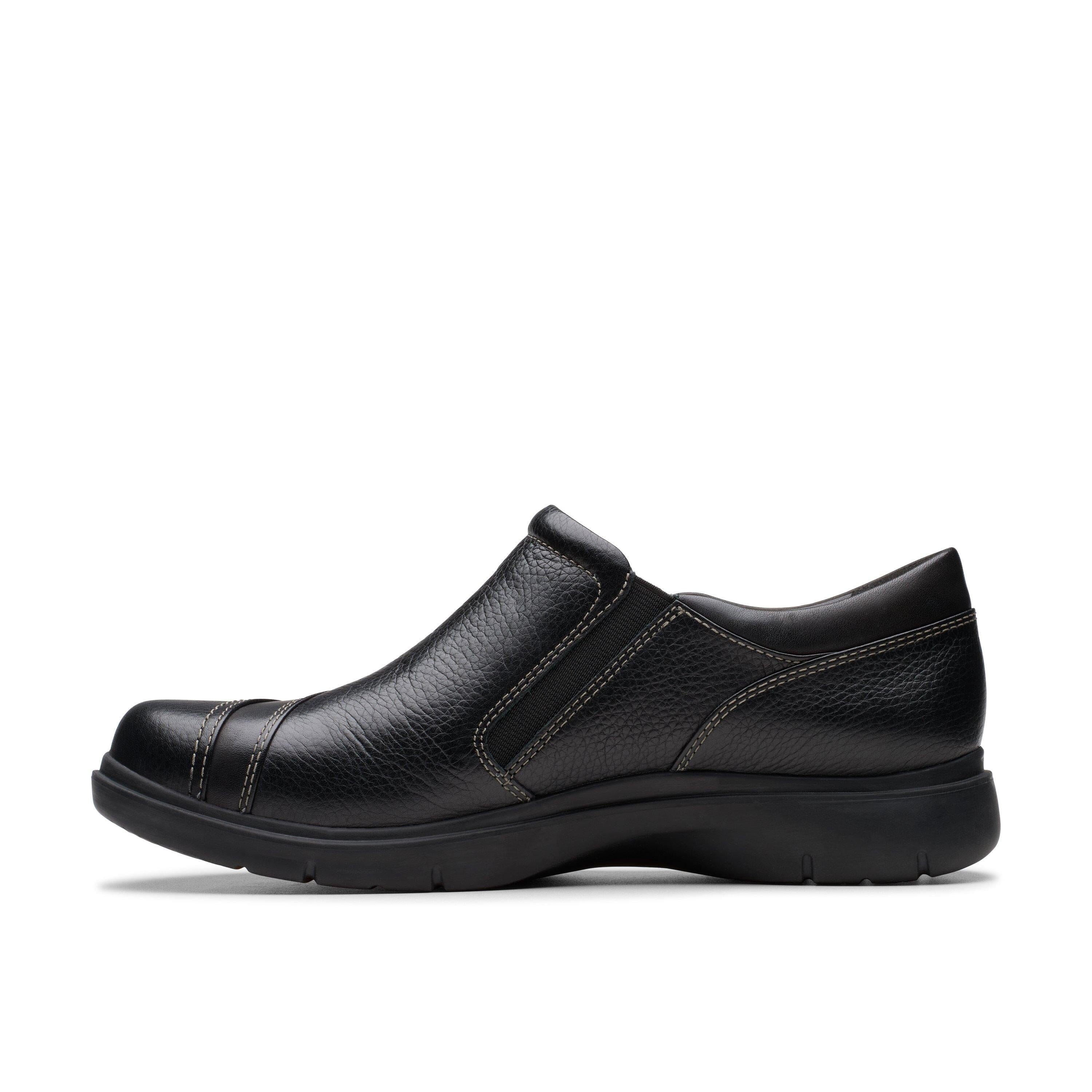 Clarks Certina Pure Women's Comfortable Slip-On Shoes - Medium & Wide Width Options for All-Day Wear - Perfect for Work, Travel & Casual Outings