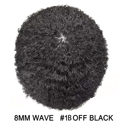 #1B Off Black-Afro Curl 8mm