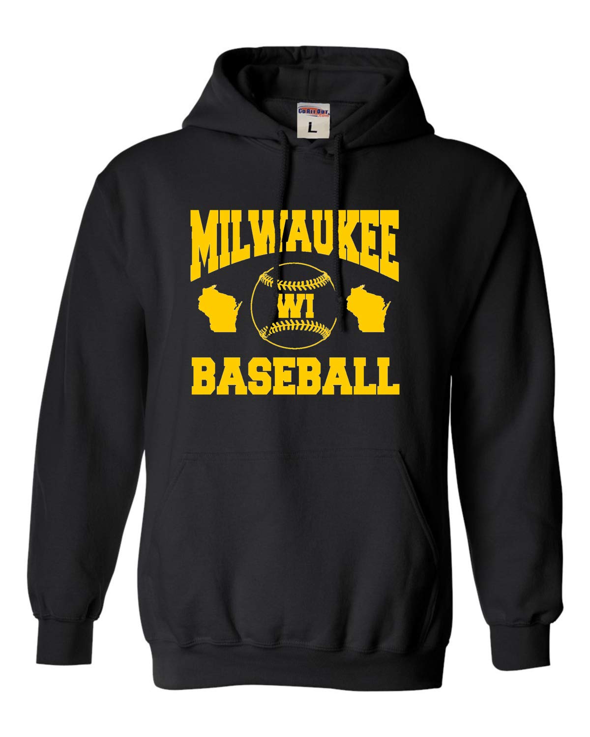 Milwaukee Wisconsin Baseball Hoodie - Men's & Women's Crewneck Sweatshirt for Casual Wear & Sports Fans