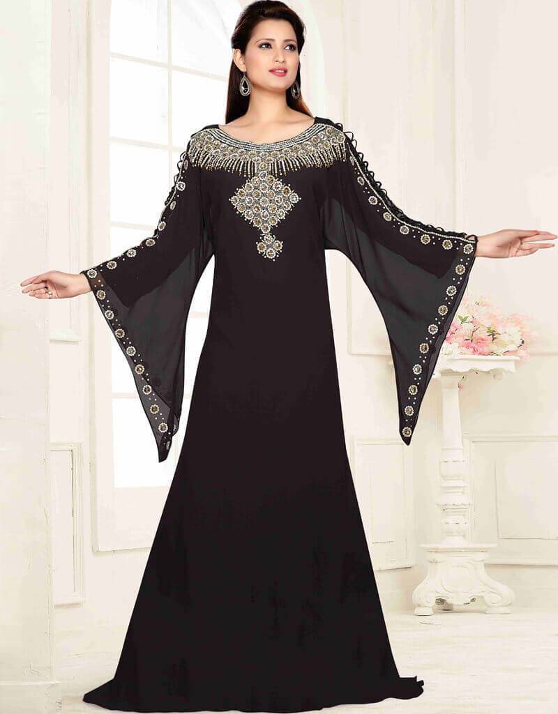 Elegant Aline Kaftan Dress - Flowy Boho Maxi Dress Without Waist Belt for Women | Perfect for Beach, Vacation, and Summer Outfits