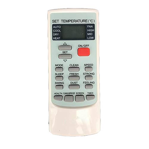 Universal AUX Air Conditioner Remote Control YKR-H/002E - Compatible with YKR-H/008, YKR-H/009 & YKR-H/888 Models - Replacement AC Remote for Home, Office & Hotel Use