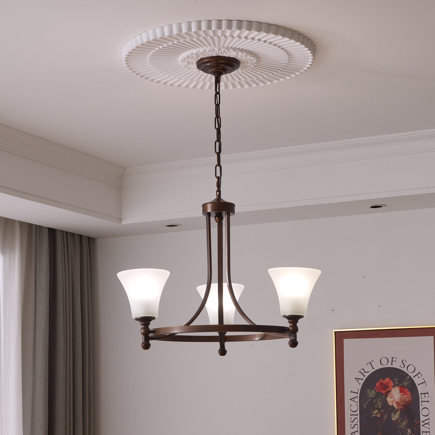 Celestine Glow Crystal Chandelier - Elegant Modern Ceiling Light Fixture for Dining Room, Bedroom & Living Room Decor | Perfect for Weddings & Home Renovation