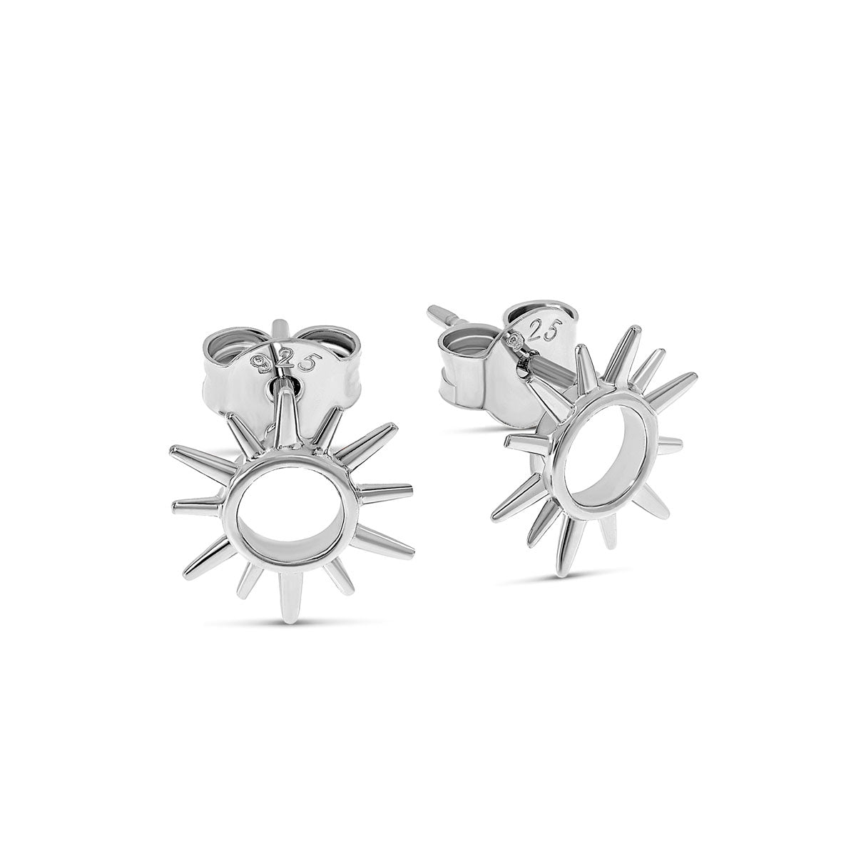 Open Sunshine Stud Earrings for Women - Dainty Gold Plated Flower Studs - Perfect for Everyday Wear, Parties & Gifts