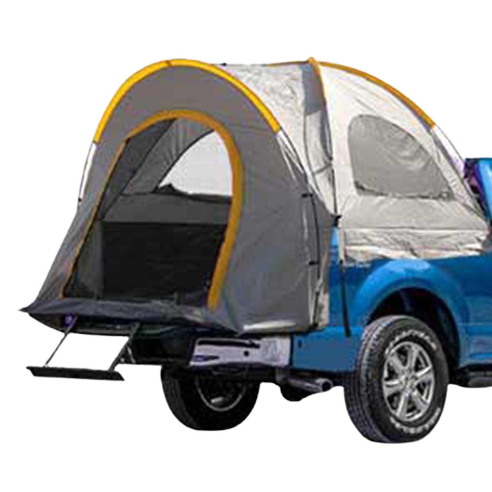 Xiaoguozi Weatherproof 210D Oxford Cloth & Fiberglass Truck Bed Tent - 5.5Ft Pickup Truck Camping Shelter for Outdoor Adventures, Hiking & Road Trips | Perfect for Camping, Tailgating & Overlanding