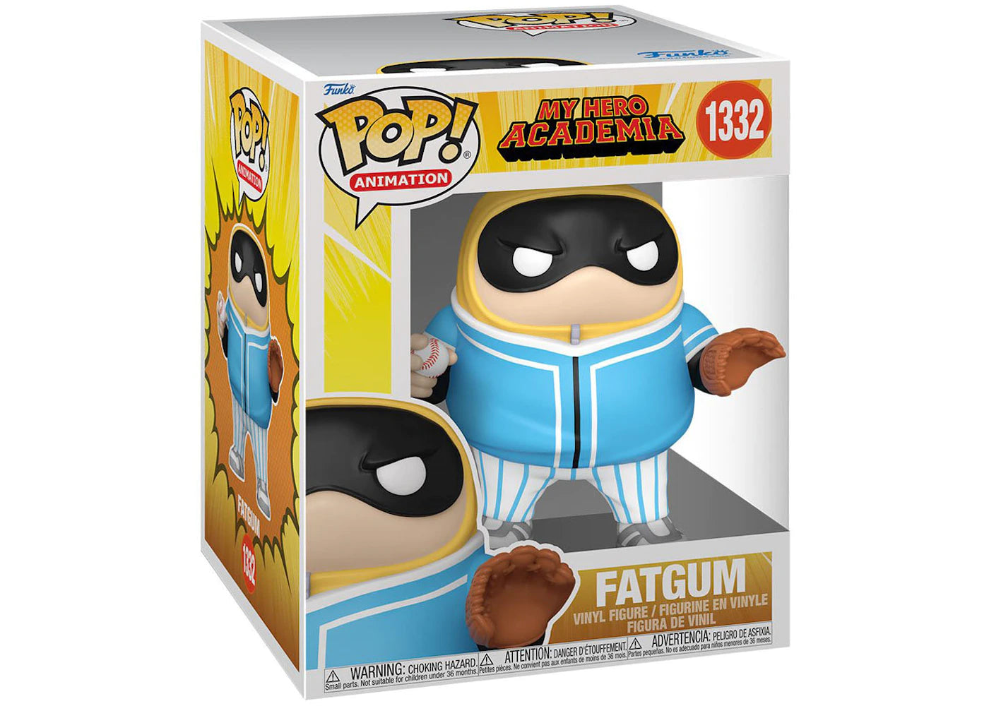 Anime MHA Fatgum 1332 Action Figure - My Hero Academia Collectible Toy for Fans | Perfect for Display, Cosplay & Gift Giving