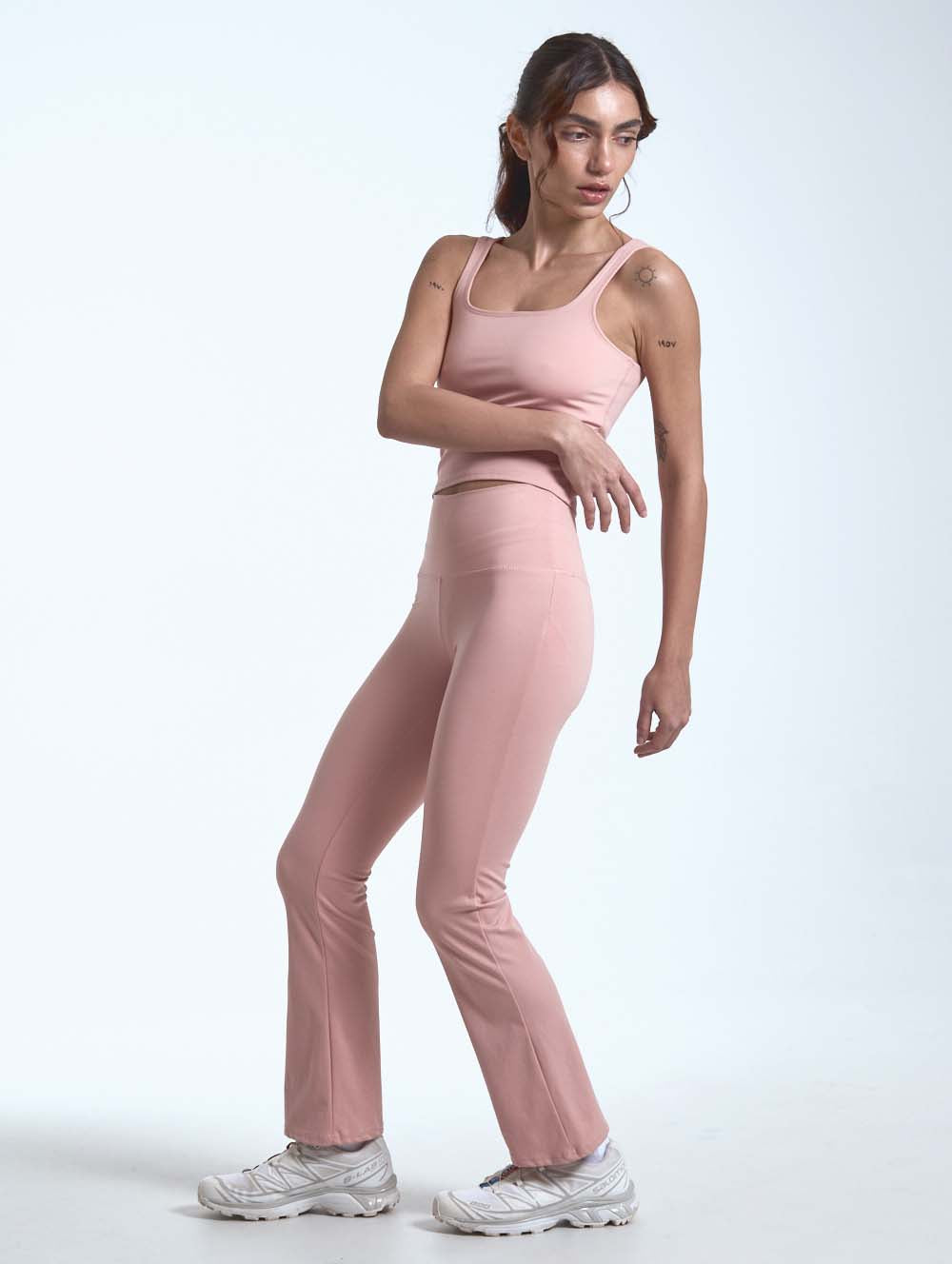 Faraday Flared Leggings for Women - High Waist Yoga Pants with Pockets - Comfortable & Stretchy Workout Leggings for Running, Gym, Lounge & Everyday Wear