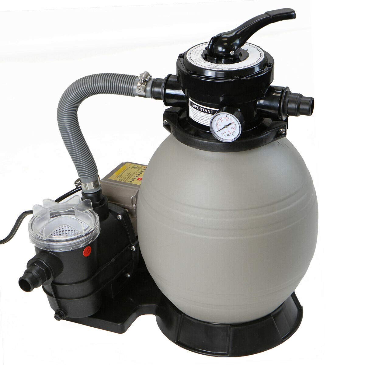 2640 GPH Self Priming Swimming Pool Pump with Timer & 13