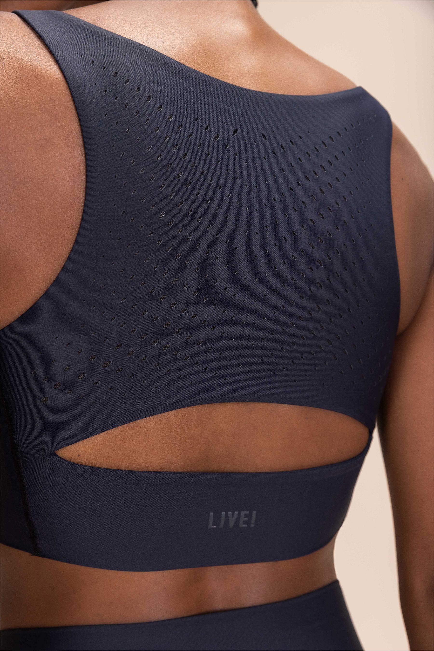 High Support Infinity Sports Bra for Women - Breathable & Moisture Wicking Workout Top for Running, Yoga & Gym - Plus Size Options Available