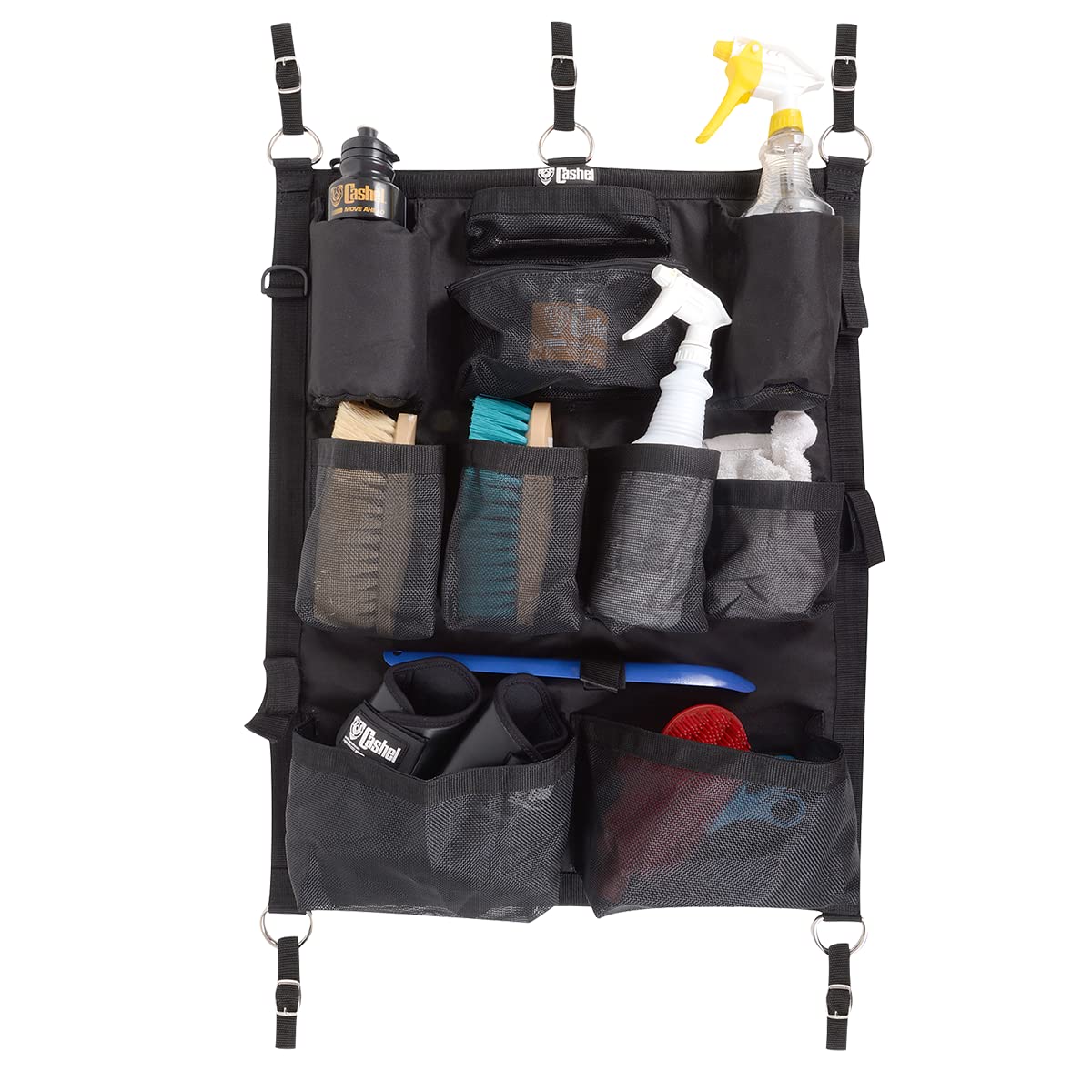 Cashel Stall Organizer - Premium Horse Tack Storage & Grooming Supply Organizer for Stable, Barn, or Trailer - Perfect for Brushes, Combs, Halters & More