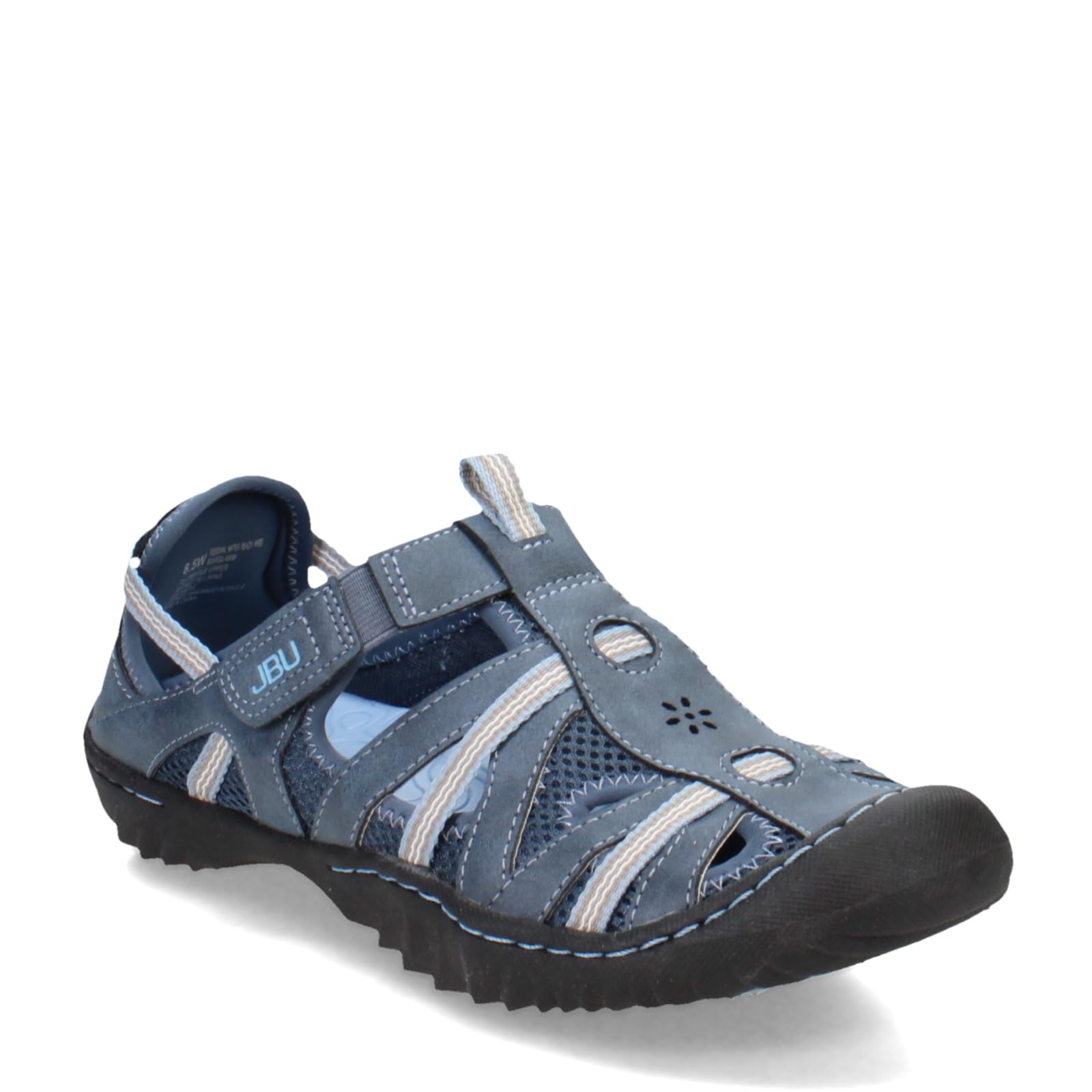 JBU Regional Water Ready Women's Outdoor Comfort Adjustable Closed Toe Water Shoes for Beach, Pool, and Kayaking Adventures