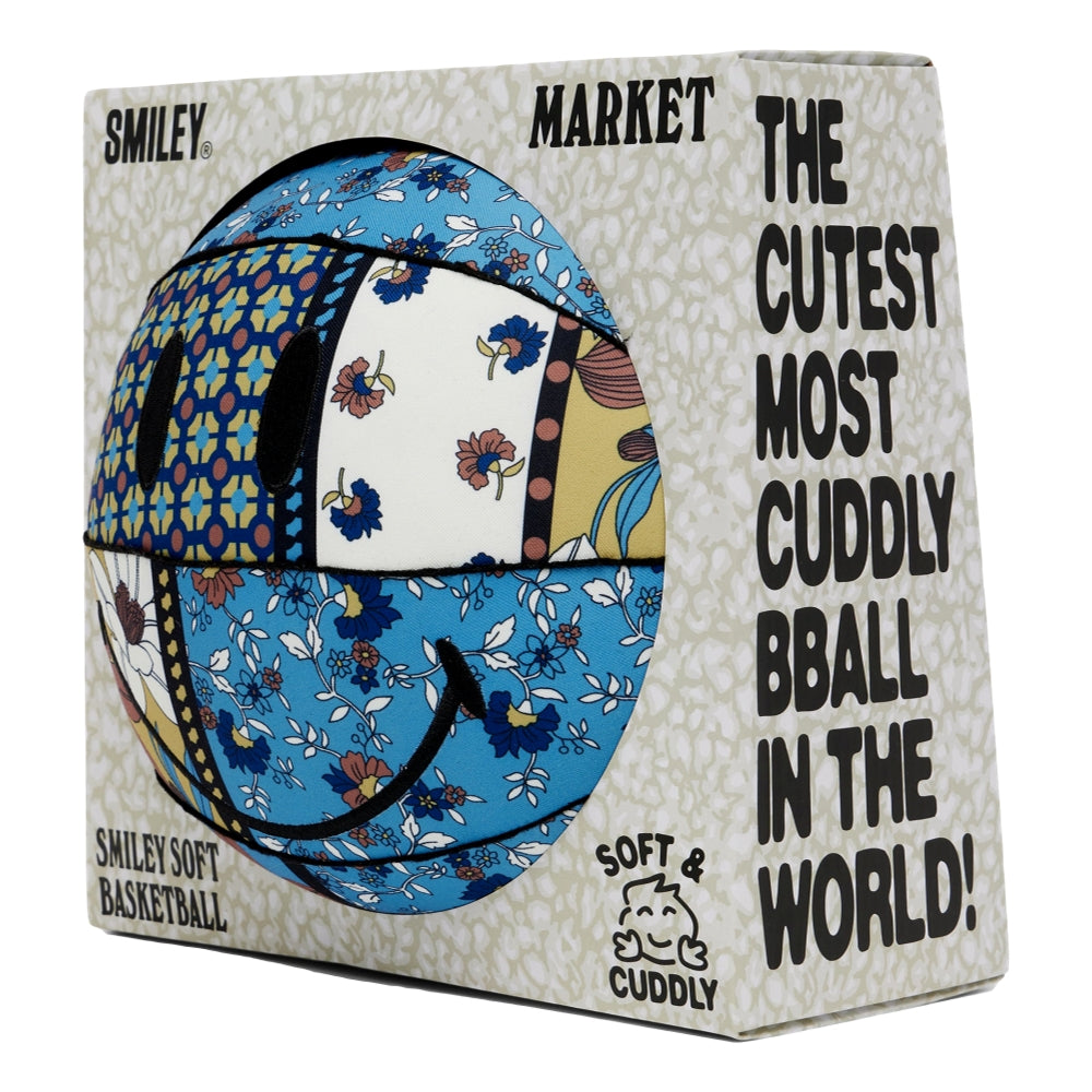 Floral Plush Basketball - Soft and Cute Plush Toy for Kids, Perfect for Gifts, Decor, and Playtime Fun | Smiley Market Collection