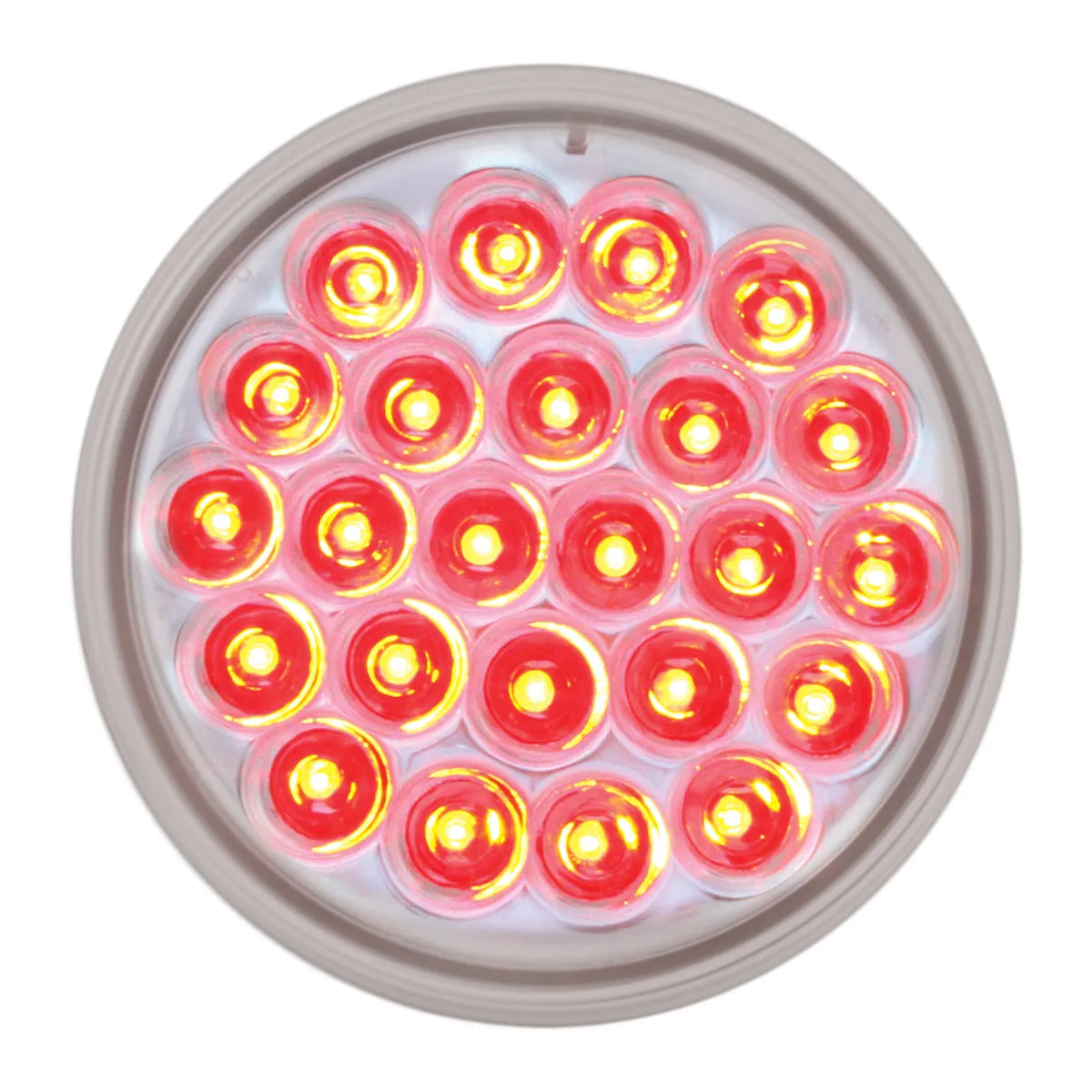 4 Pearl Clear Red LED Stop, Turn & Tail Light Bulbs - High Visibility for Cars, Trucks & Motorcycles - Perfect for Night Driving & Enhanced Safety
