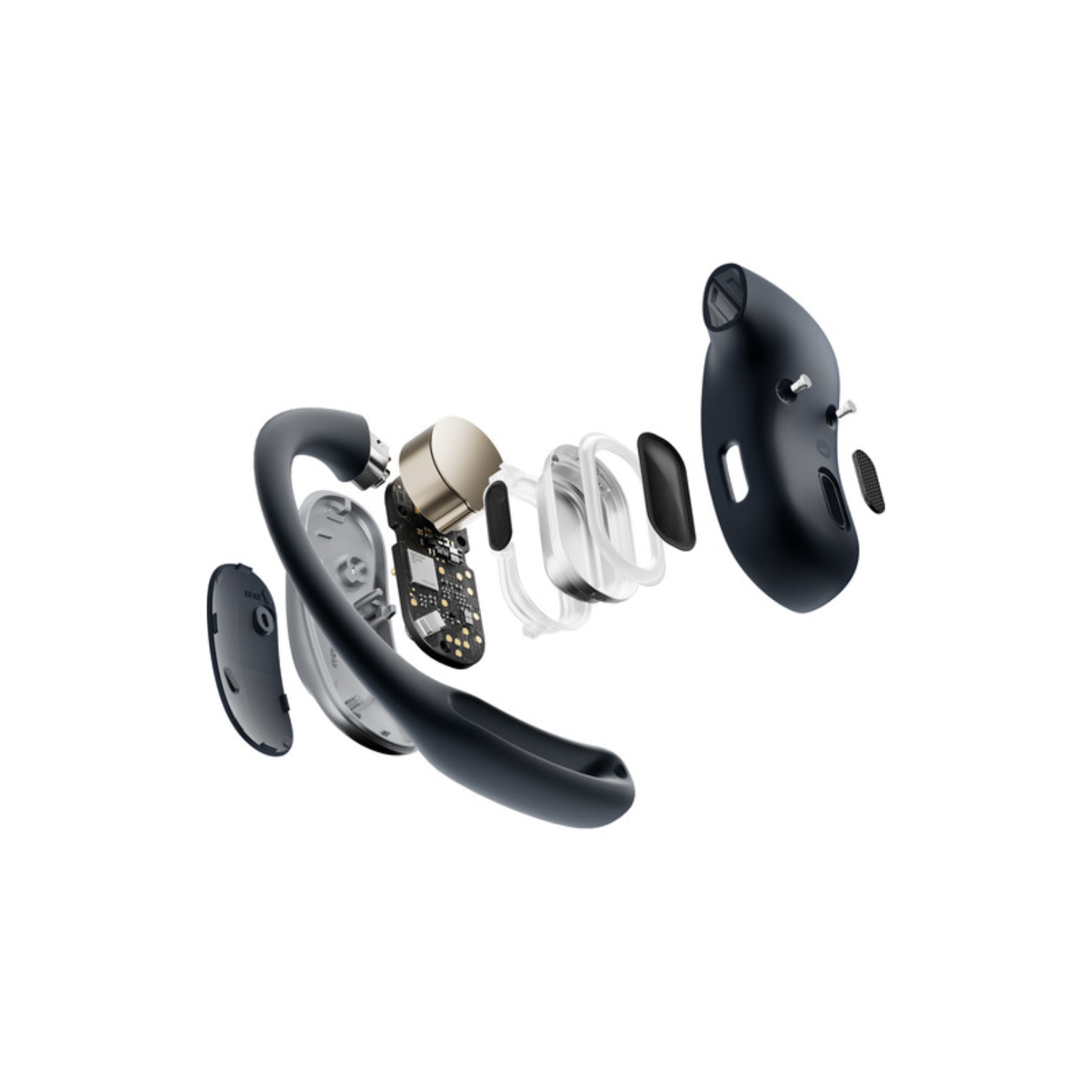 Shokz OpenFit Air Bone Conduction Wireless Headphones - Black | Perfect for Running, Cycling & Workouts