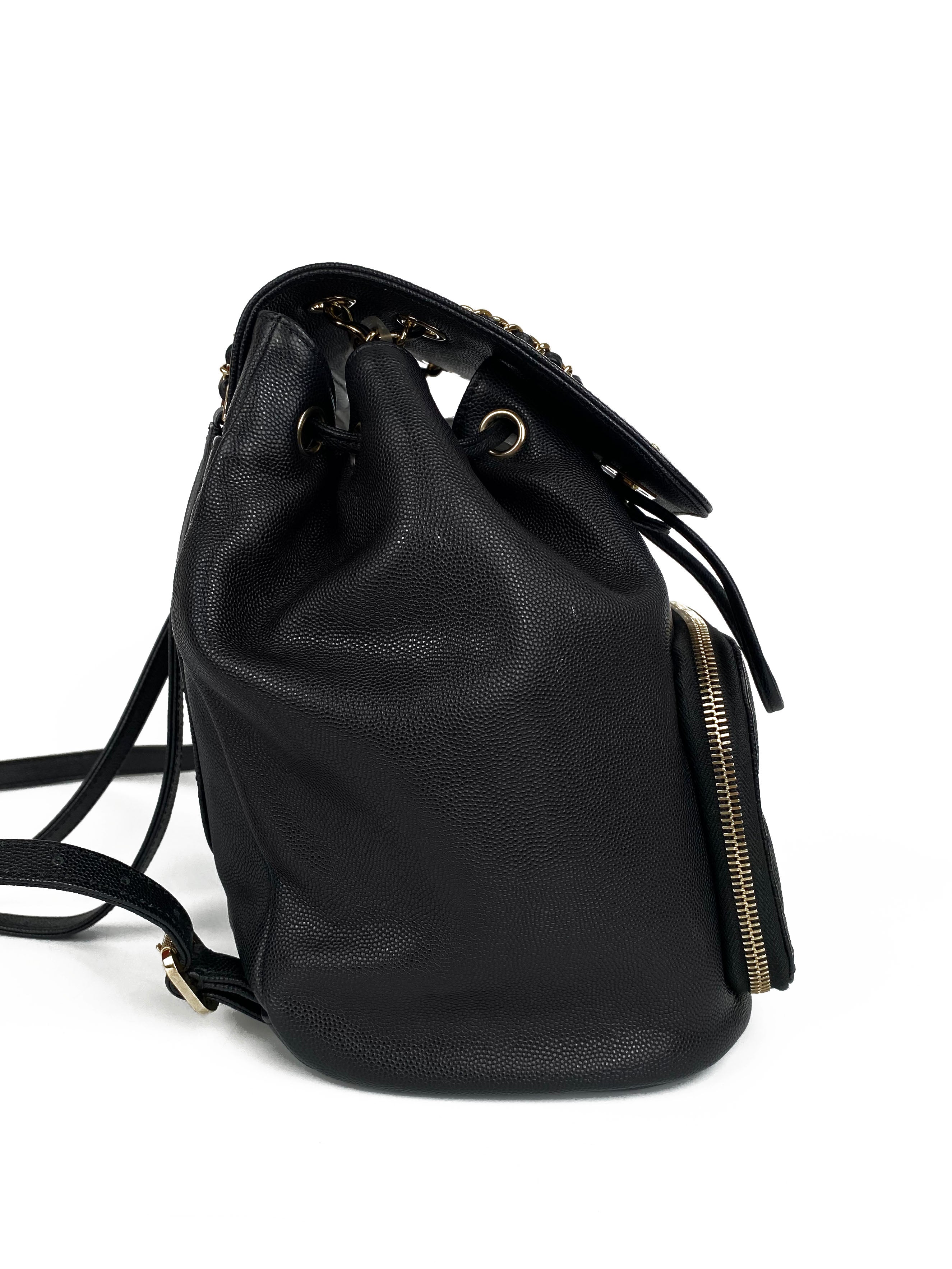 Chanel Black Business Affinity Backpack for Women | Luxury Designer Backpack for Work, Travel & Everyday Use | Stylish & Functional Handbag for Professionals