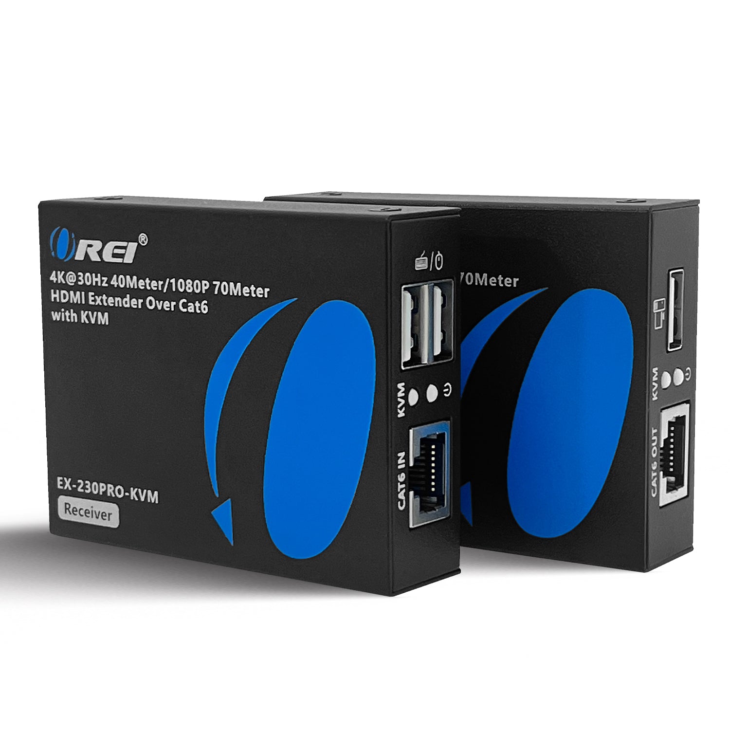 4K@30Hz HDMI Extender with KVM - 130ft Over Cat6 Cable - EX 230PRO - Perfect for Home Theater, Gaming & Office Setups