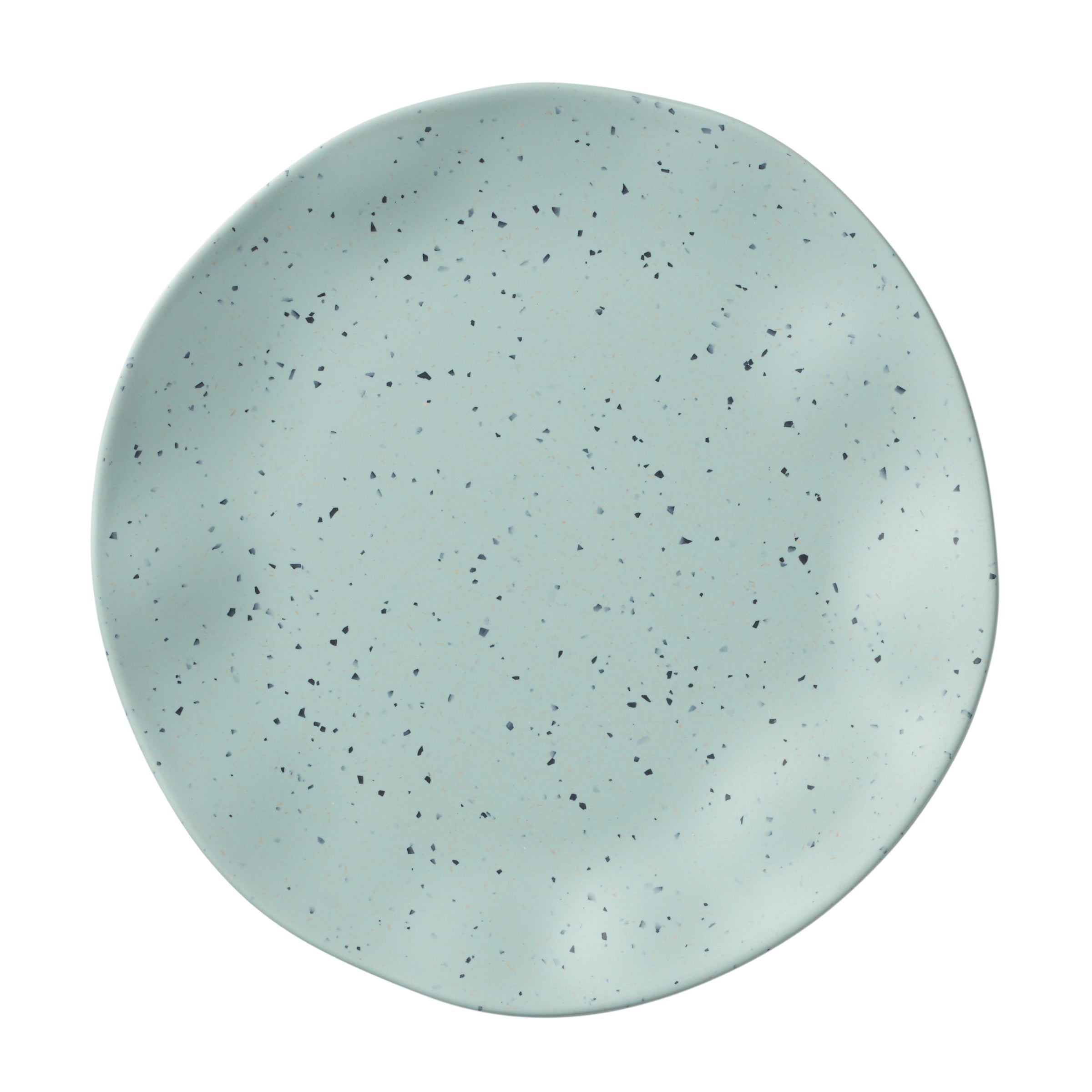 Stylish Terrazzo Melamine 12-Piece Dinnerware Set - Mint Green - Durable & Lightweight Plates, Bowls & Mugs - Perfect for Outdoor Dining, Picnics & Everyday Use