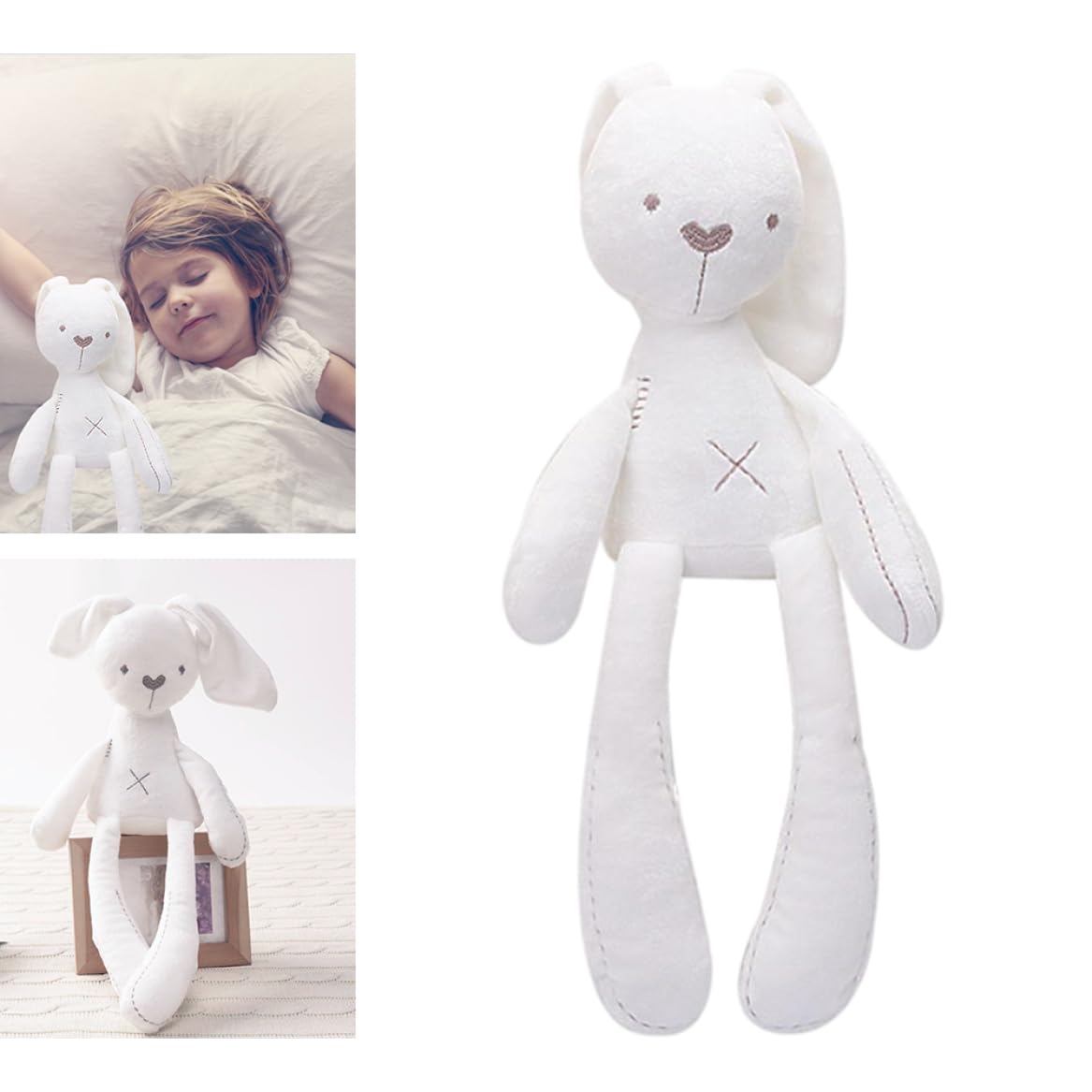Soft Plush Rabbit Toy - Cute Stuffed Bunny for Kids, Nursery Decor & Gift Ideas | Perfect for Cuddling, Baby Showers & Easter Gifts