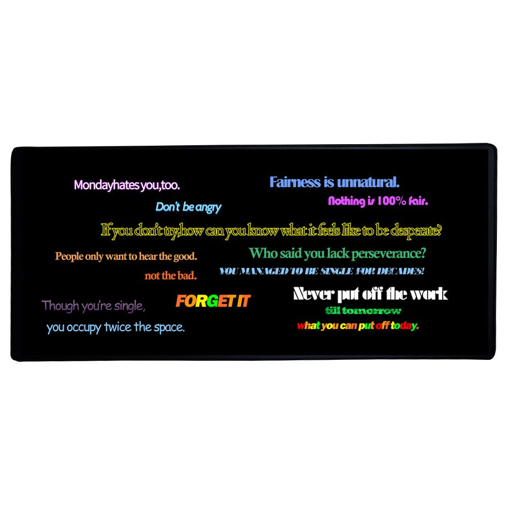 Premium Large Gaming Mouse Pad (31.5x11.8 in) - Non-Slip Rubber Base & Stitched Edges - Ergonomic Desk Mat for PC, Laptop, Office Work & Gaming Setup - Perfect for Esports, Work from Home & Computer Use