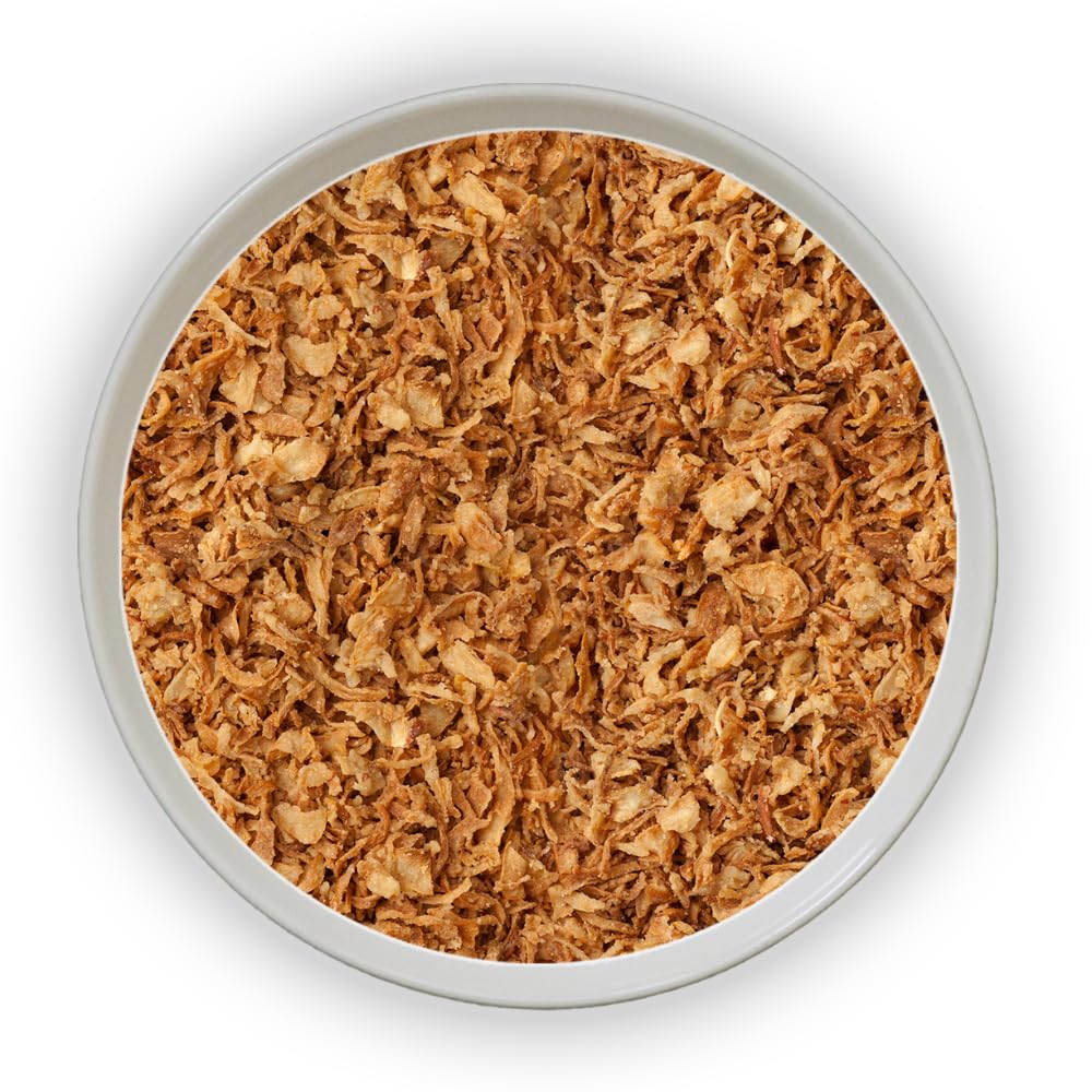 Crispy Fried Onions 1kg - Premium Quality for Salads, Burgers & Asian Dishes - Perfect Topping for Soups, Casseroles & Baked Potatoes